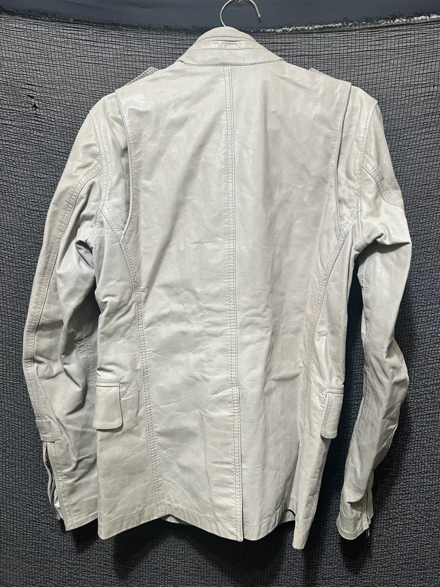 Massimo Osti cp company vintage m65 military leather jacket Size US M / EU 48-50 / 2 - 2 Thumbnail