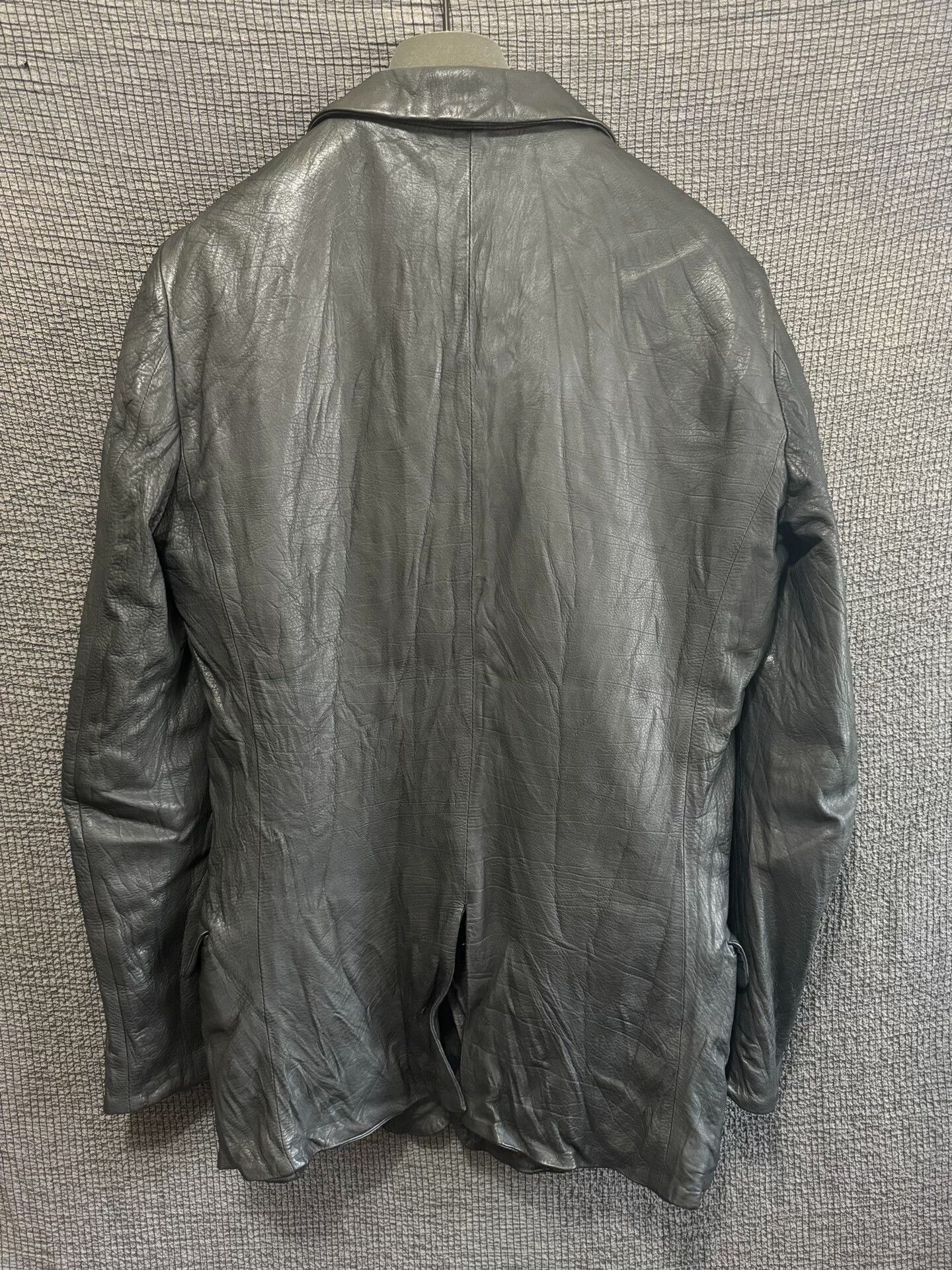 Julius avant-garde crumpled leather suit jacket Size US S / EU 44-46 / 1 - 3 Thumbnail