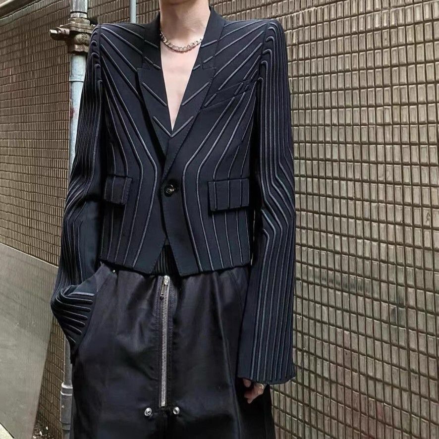 Rick Owens rick owens neue alice structured blazer jacket Size S / US 4 / IT 40 - 9 Thumbnail