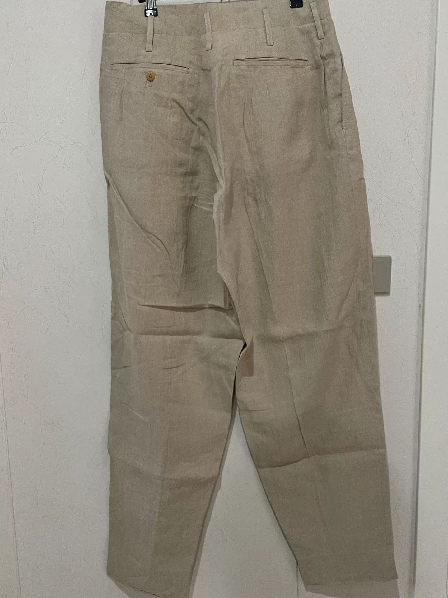 Yohji Yamamoto yohji yamamoto 80s linen long pants Size US 31 - 2 Thumbnail