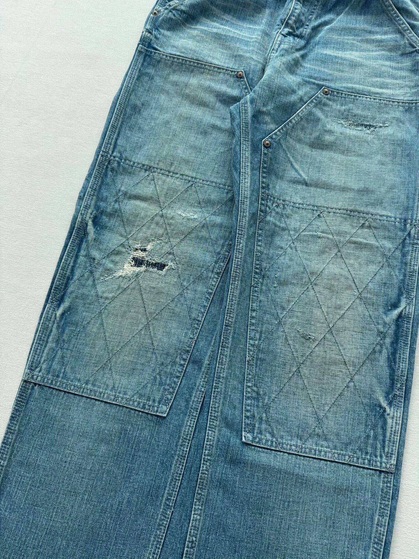 Madness madness double knee denim work pants Size US 31 - 4 Thumbnail