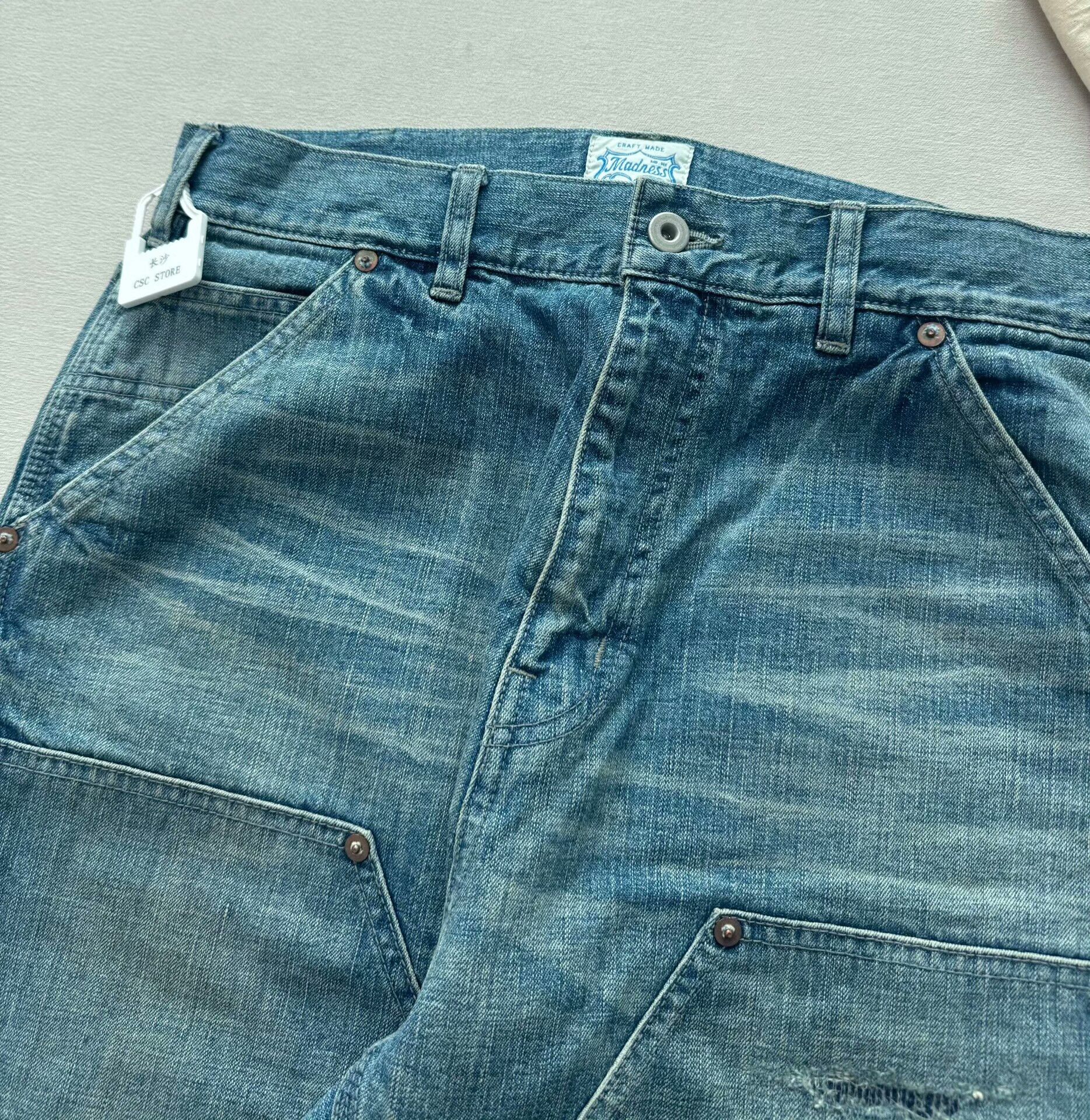 Madness madness double knee denim work pants Size US 31 - 5 Thumbnail