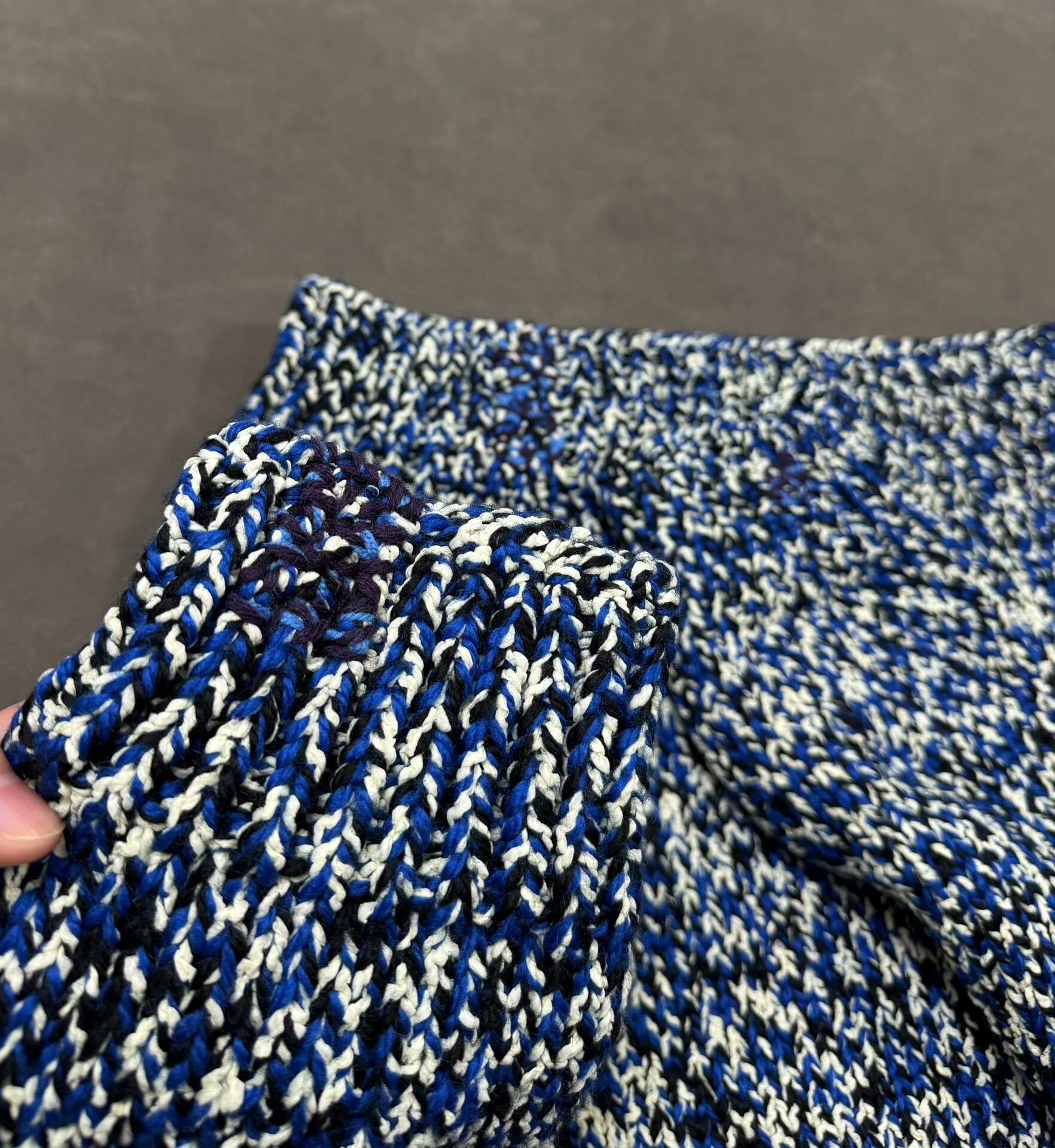 Maison Margiela maison margiela blue snowflake knit sweater Size US S / EU 44-46 / 1 - 6 Thumbnail