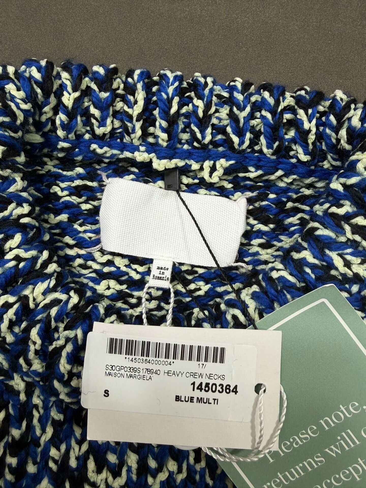 Maison Margiela maison margiela blue snowflake knit sweater Size US S / EU 44-46 / 1 - 8 Thumbnail