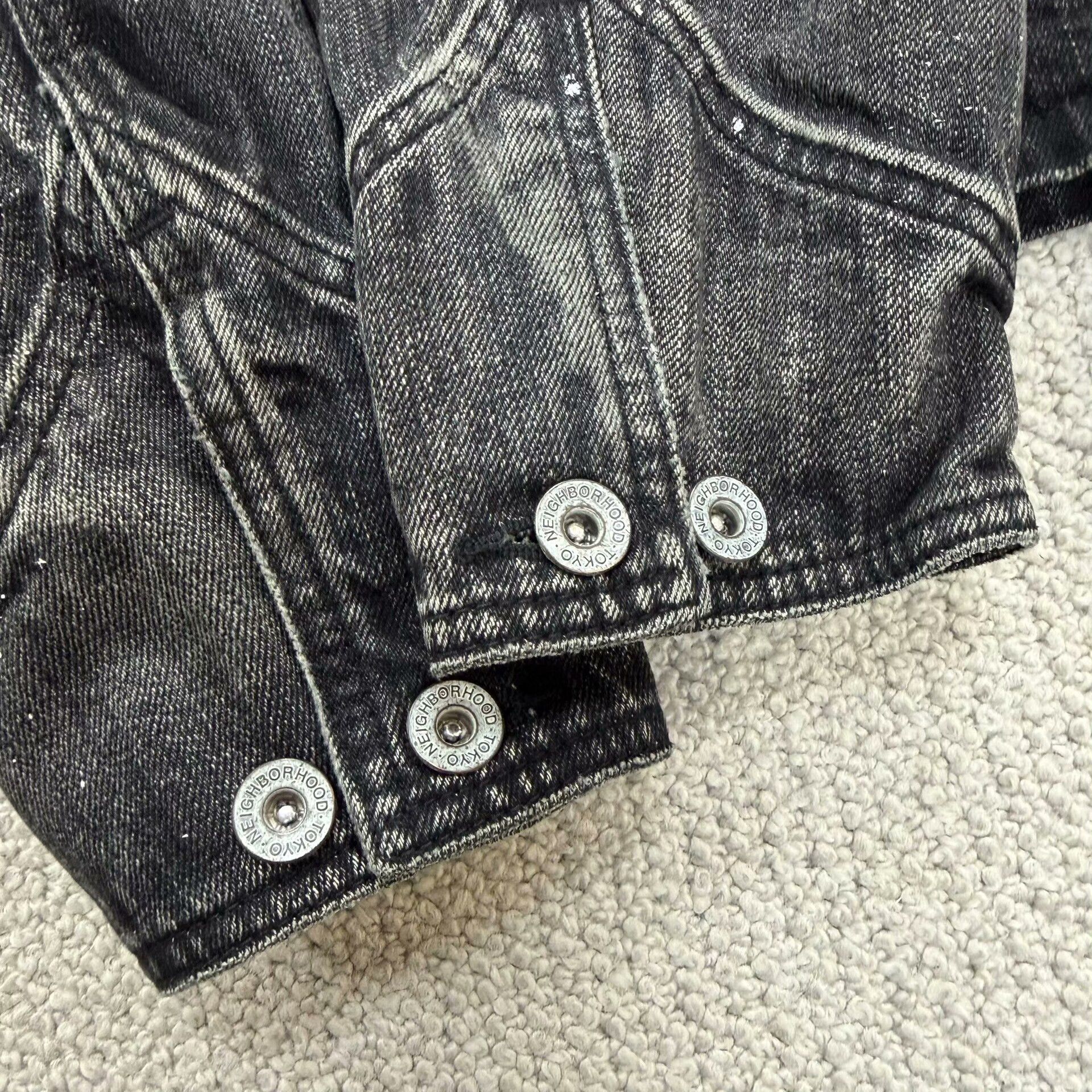Neighborhood neighborhood scc coverall black denim jacket Size US S / EU 44-46 / 1 - 5 Thumbnail