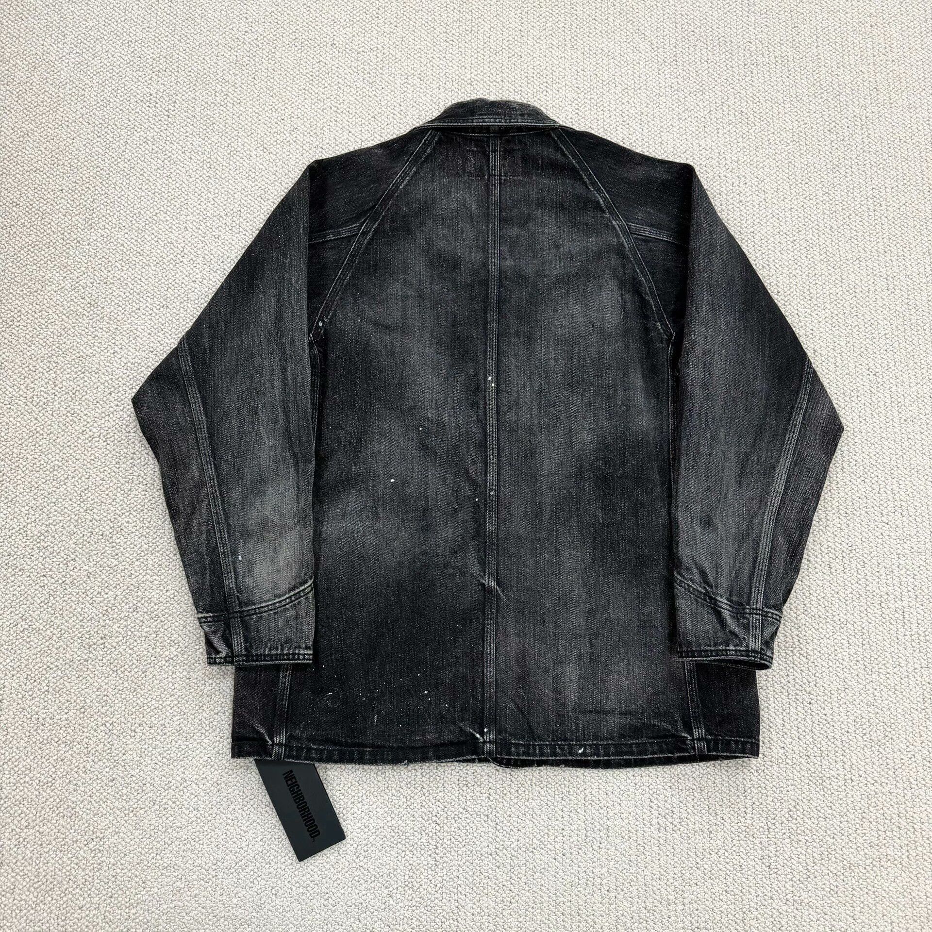 Neighborhood neighborhood scc coverall black denim jacket Size US S / EU 44-46 / 1 - 7 Thumbnail