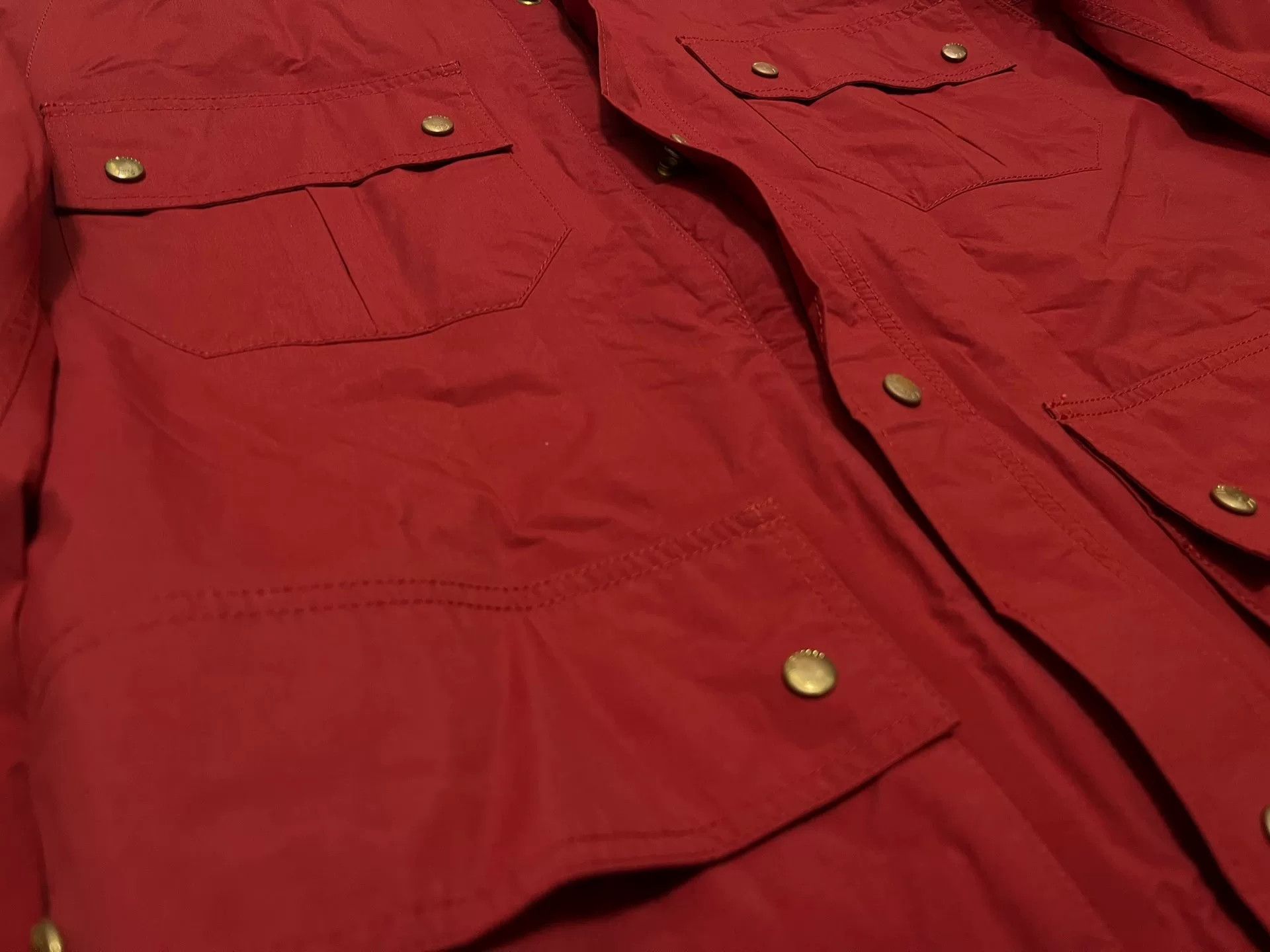 Visvim visvim red hooded jacket with tags Size US M / EU 48-50 / 2 - 2 Thumbnail