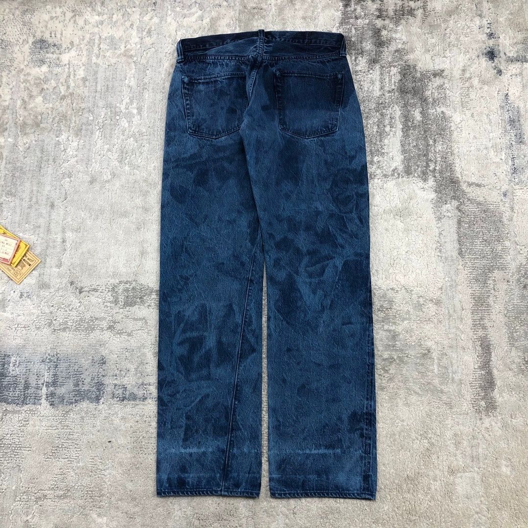 Freewheelers Freewheelers Blue Dyed Vintage Denim Pants Size US 32 / EU 48 - 2 Thumbnail