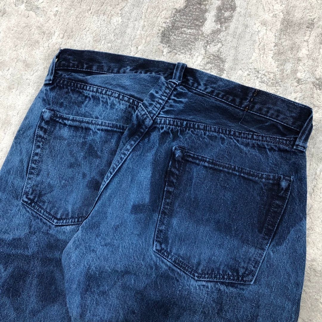 Freewheelers Freewheelers Blue Dyed Vintage Denim Pants Size US 32 / EU 48 - 4 Thumbnail