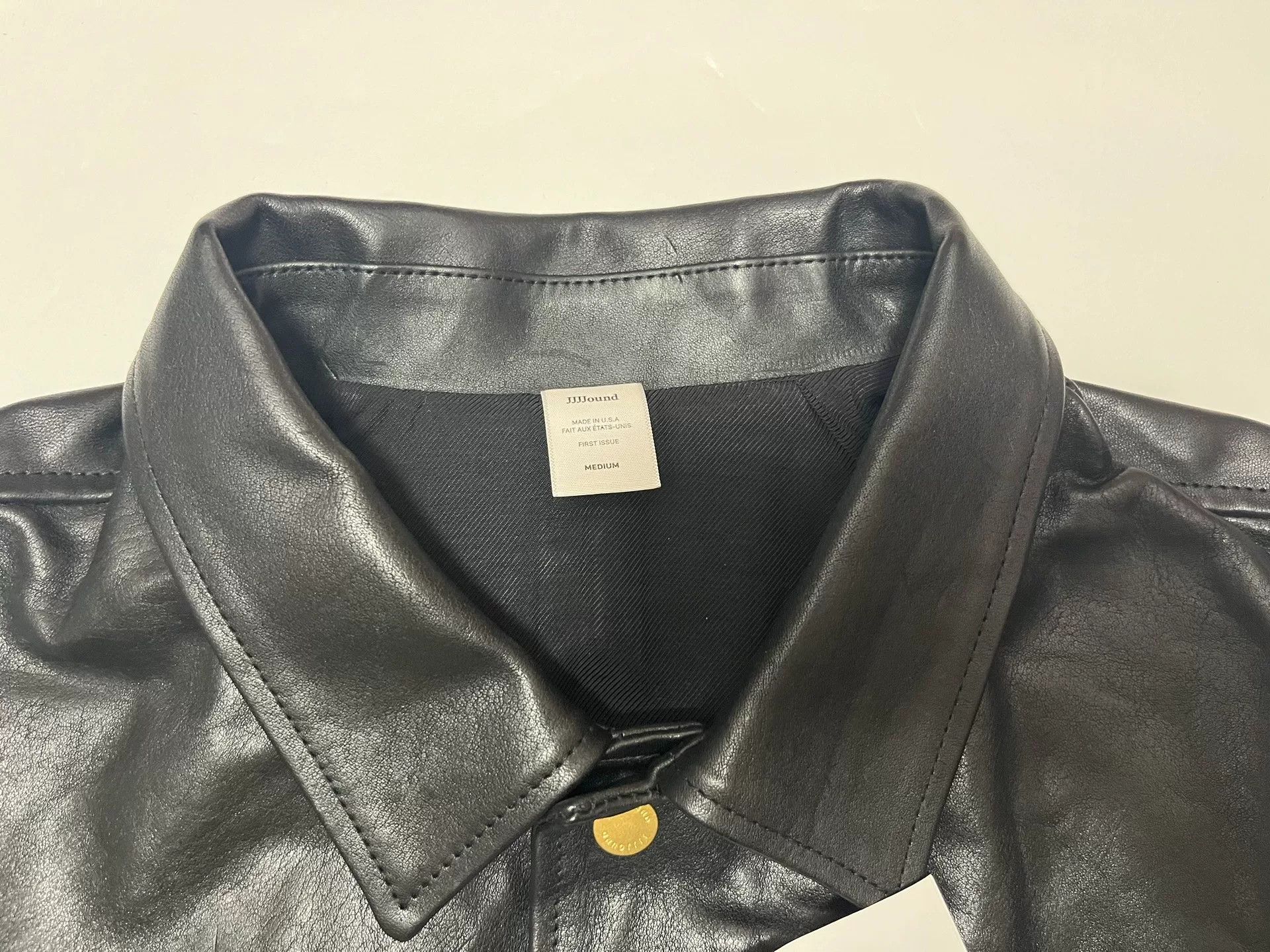 JJJJound JJJJound Leather Jacket Limited Edition Size US M / EU 48-50 / 2 - 4 Thumbnail