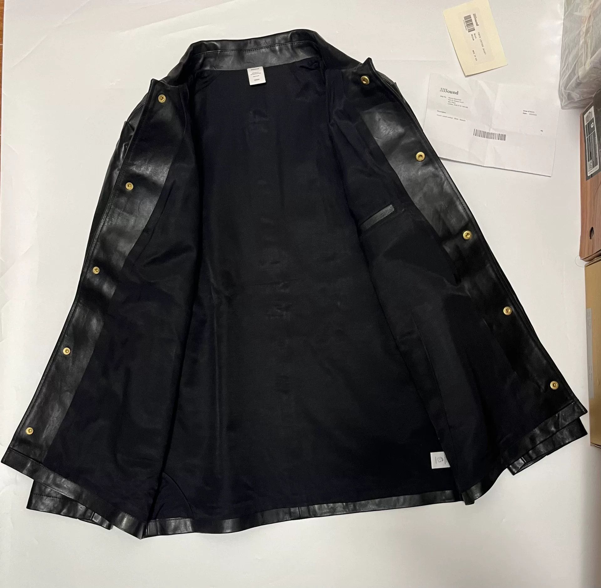 JJJJound JJJJound Leather Jacket Limited Edition Size US M / EU 48-50 / 2 - 5 Thumbnail