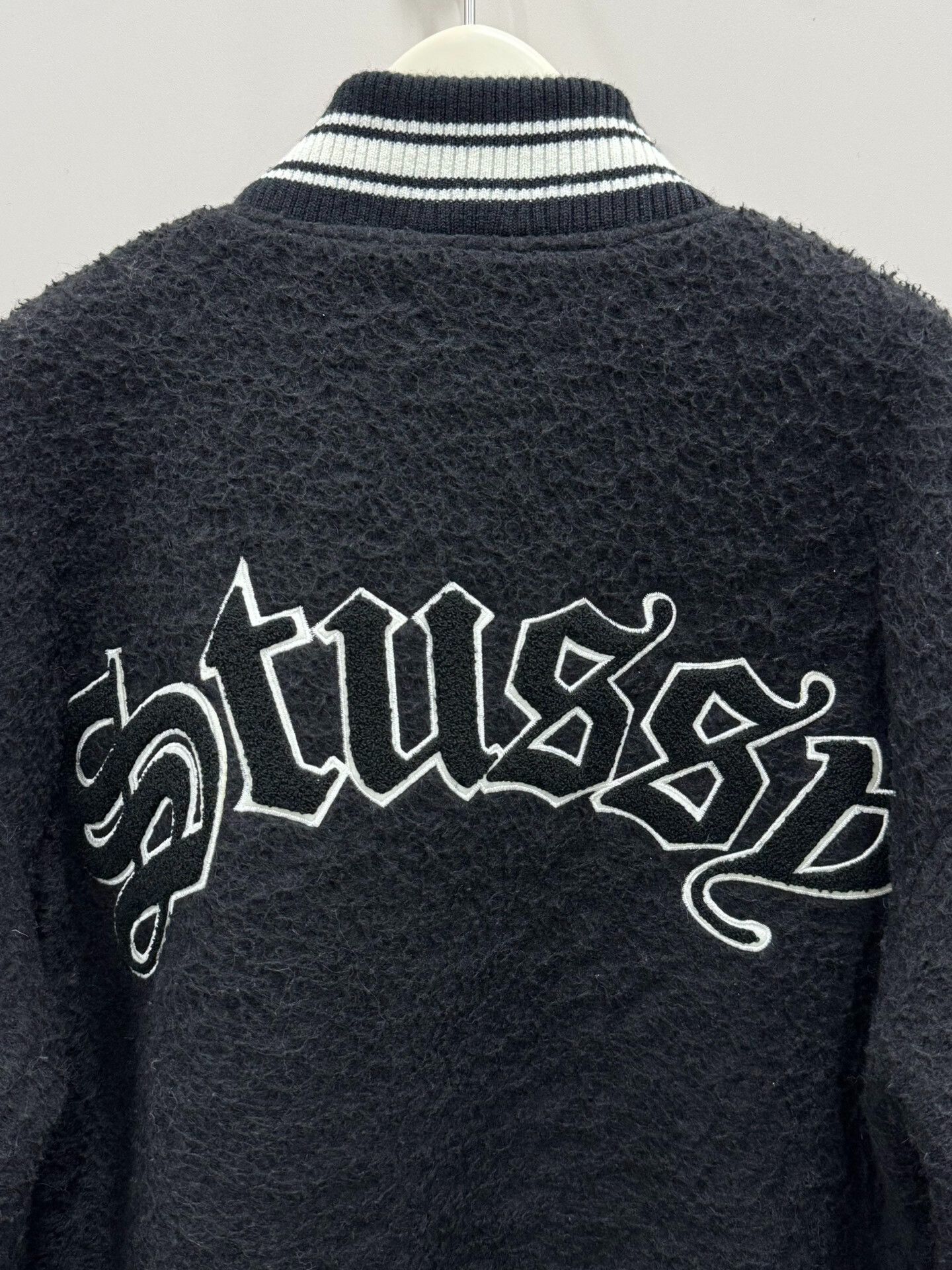 Stussy stussy wool embroidered bomber jacket size L Size US L / EU 52-54 / 3 - 5 Thumbnail