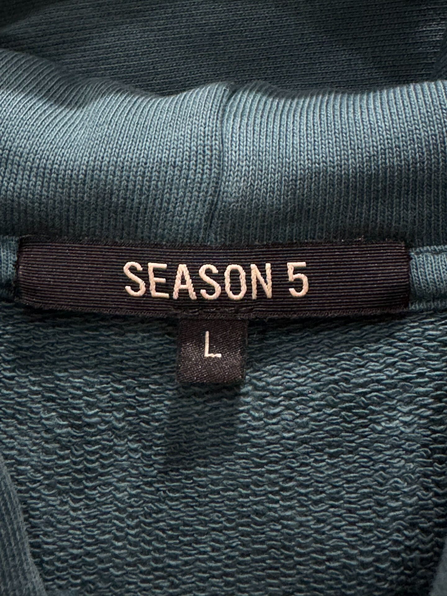 Yeezy yeezy season 5 blue hoodie size L Size US L / EU 52-54 / 3 - 7 Thumbnail