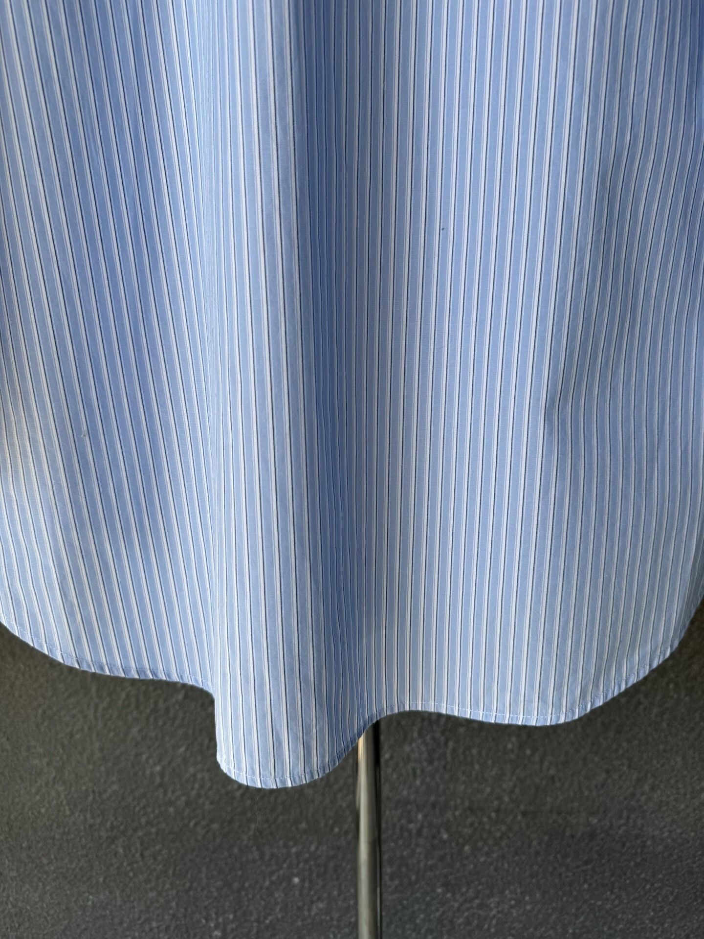 Miu Miu Miu Miu Embroidered Blue Striped Shirt Size M / US 6-8 / IT 42-44 - 6 Thumbnail