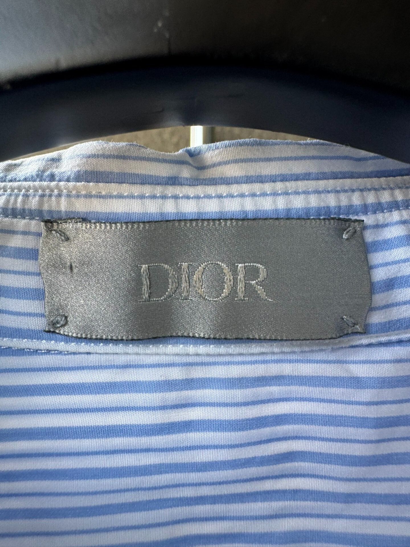 Dior Dior Striped Loose Long Sleeve Shirt Size US M / EU 48-50 / 2 - 7 Thumbnail