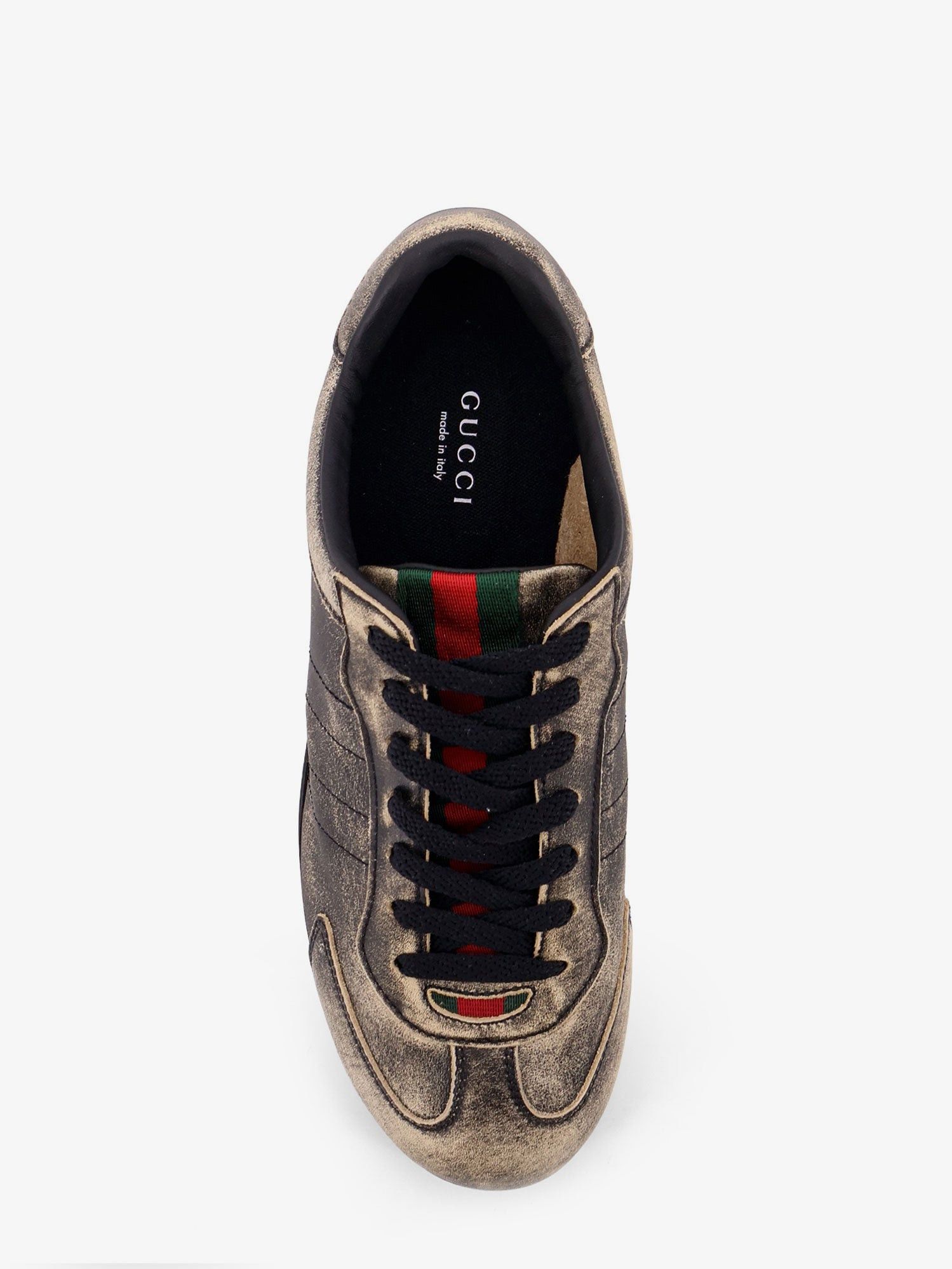 Gucci Gucci Shift délavé leather sneakers IT 37.5 - USA Tariffs Included Size US 7.5 / IT 37.5 - 5 Thumbnail