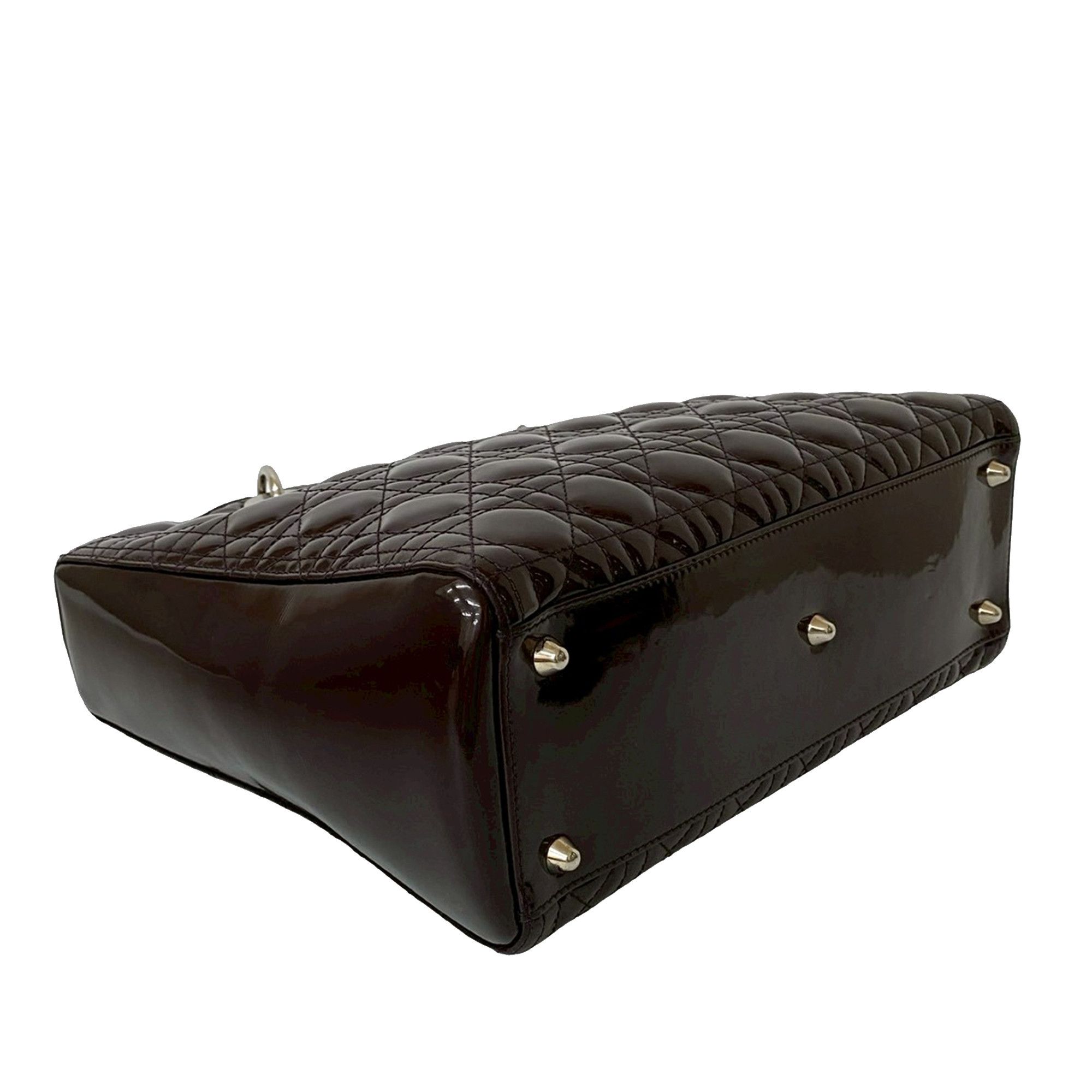 Dior Dior Large Patent Cannage Lady Dior Size ONE SIZE - 3 Thumbnail