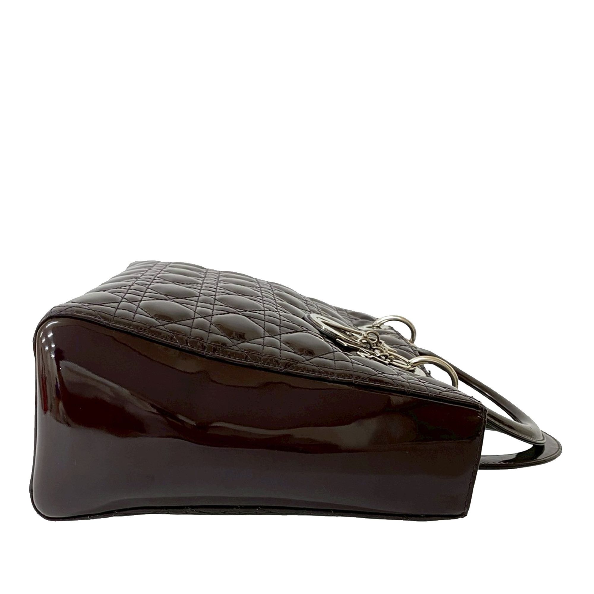 Dior Dior Large Patent Cannage Lady Dior Size ONE SIZE - 8 Thumbnail