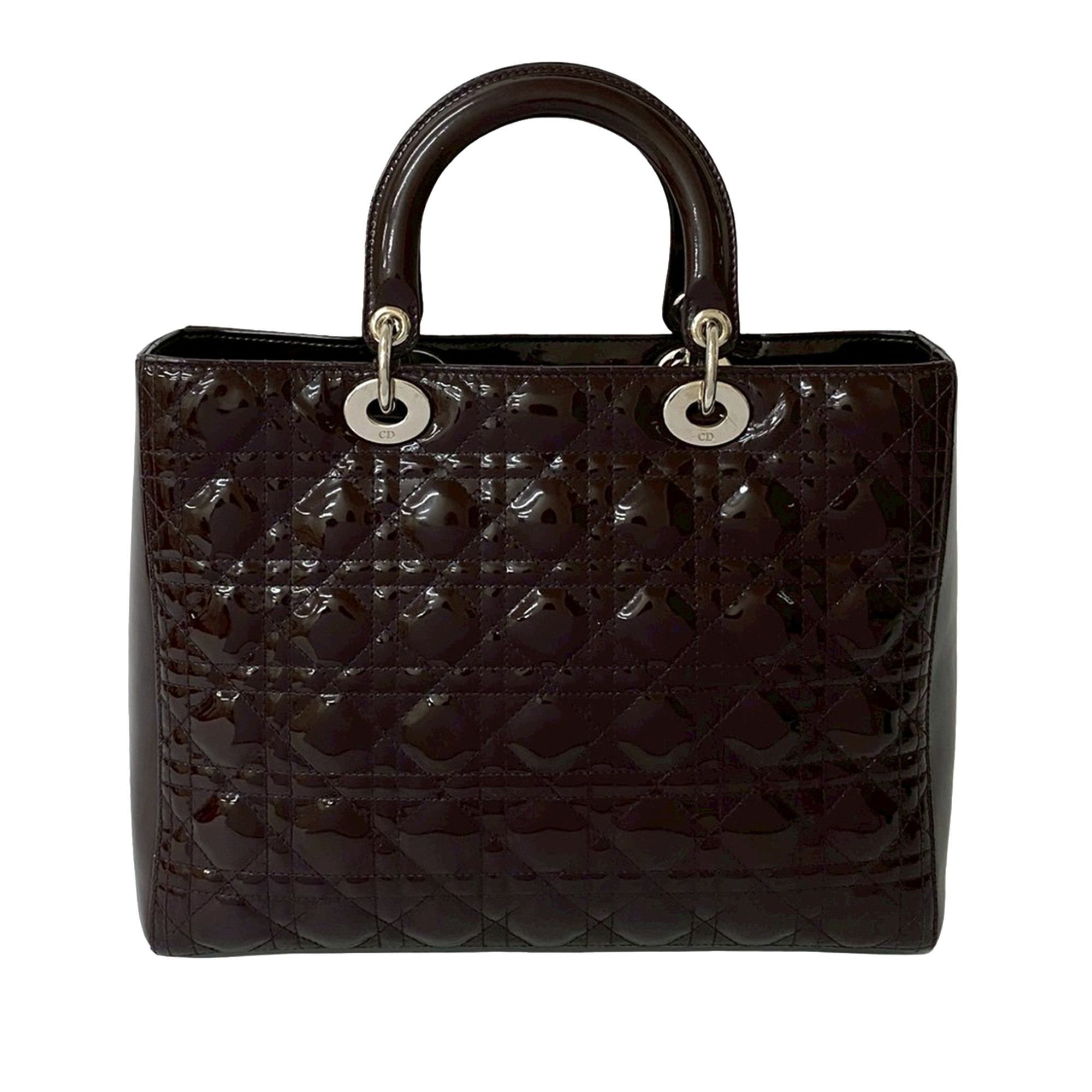 Dior Dior Large Patent Cannage Lady Dior Size ONE SIZE - 2 Thumbnail
