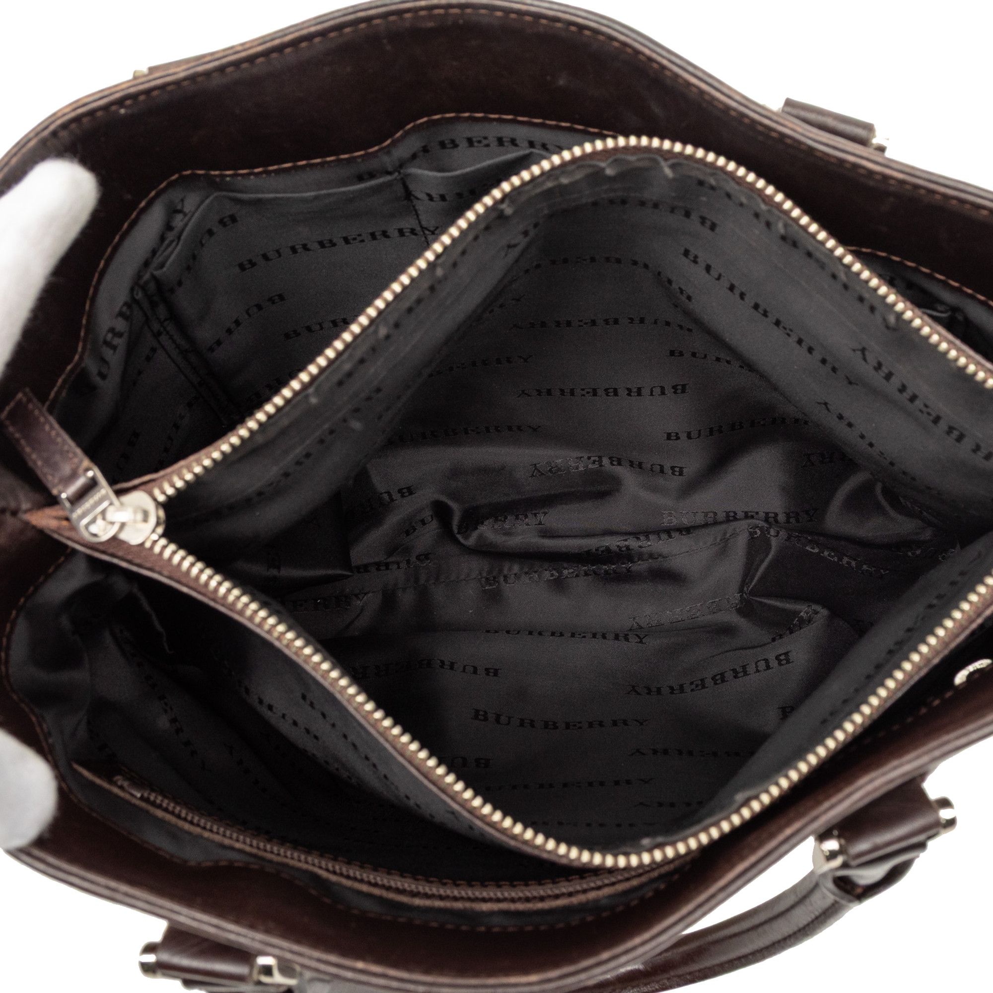 Burberry Burberry House Check Canvas Tote Size ONE SIZE - 4 Thumbnail