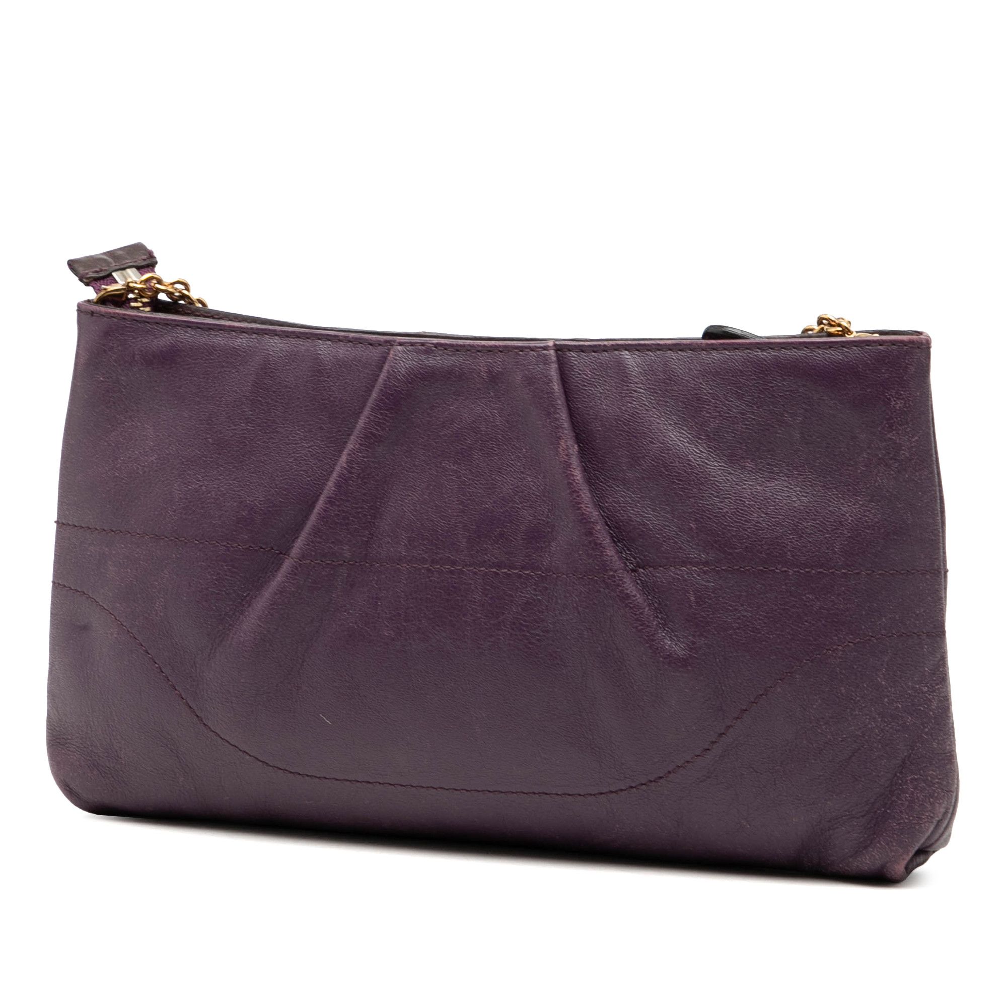 Salvatore Ferragamo Salvatore Ferragamo Leather Gancini Chain Crossbody Size ONE SIZE - 2 Thumbnail