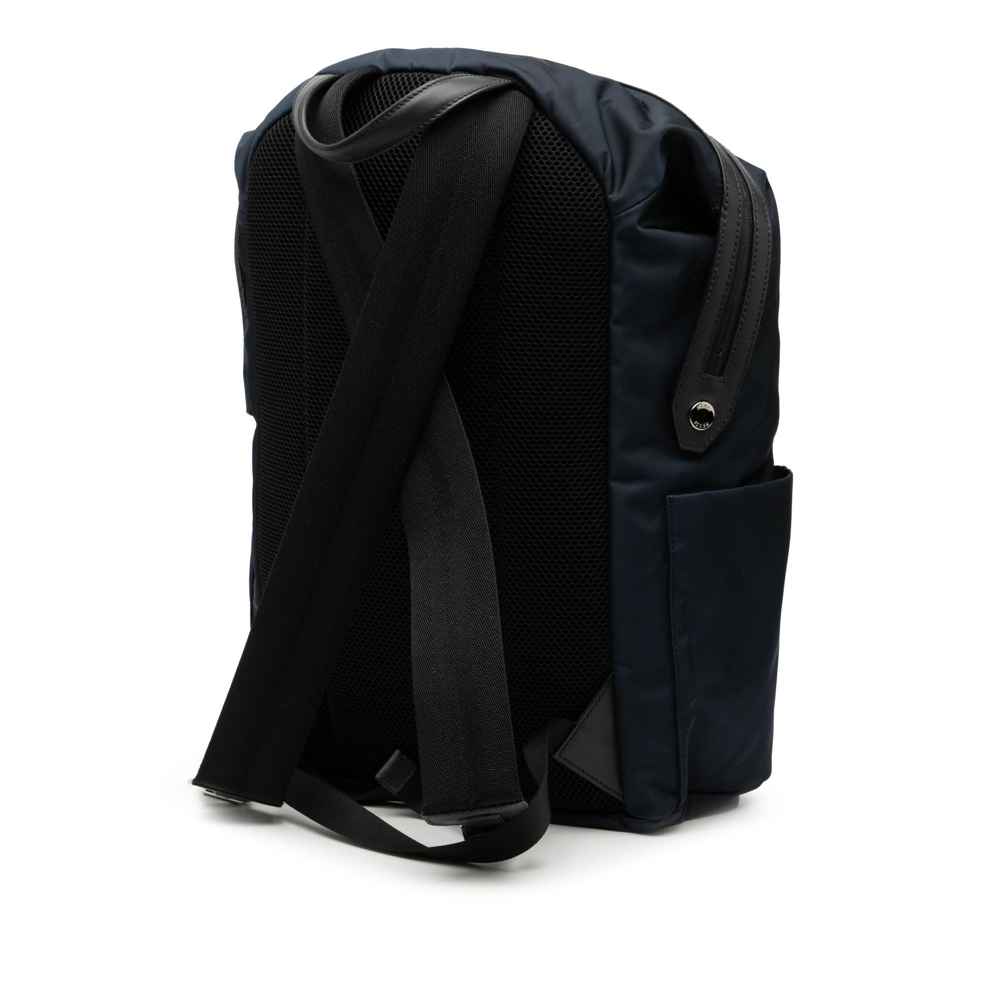 Fendi Fendi Nylon Vocabulary Blue Backpack Size ONE SIZE - 2 Thumbnail