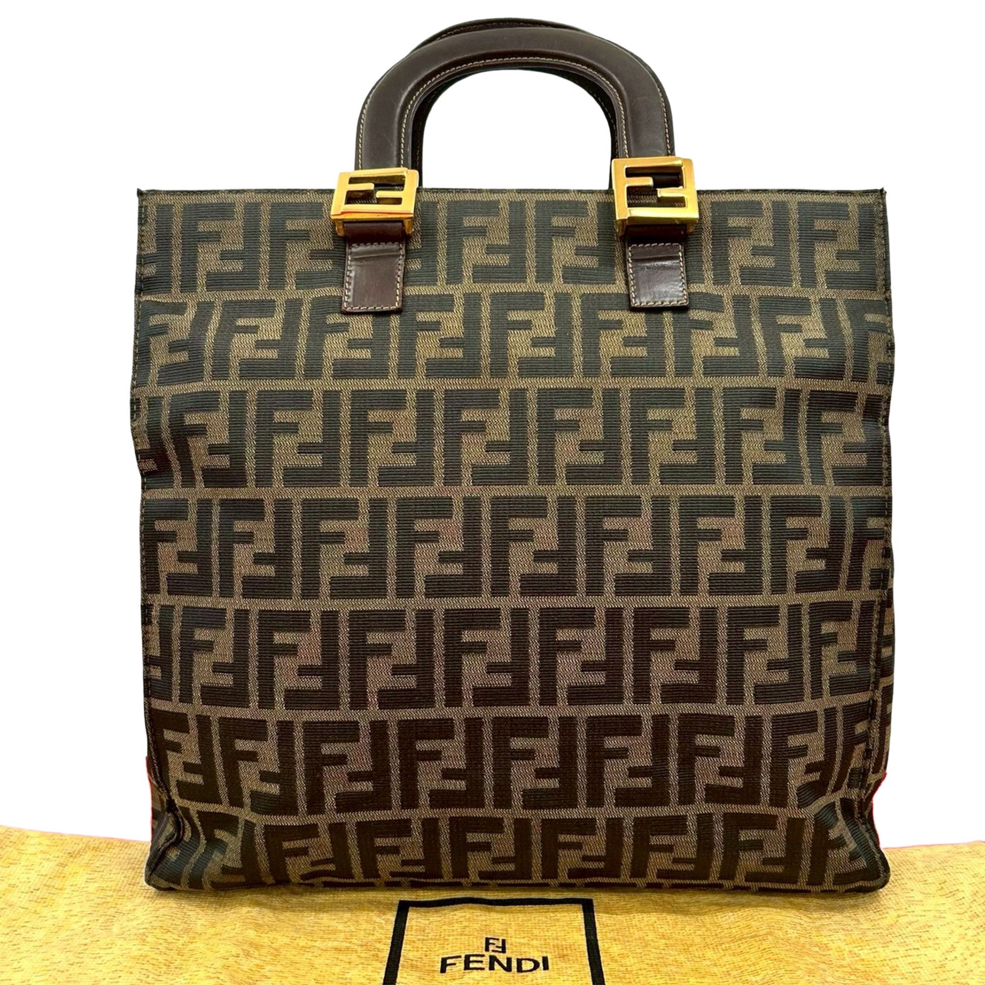 Fendi Fendi Zucca Canvas Twins Tote Size ONE SIZE - 10 Thumbnail