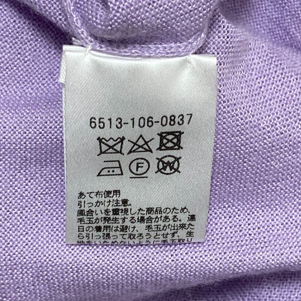 Other Other Drawer 18G Cashmere Silk Rib Crewneck Knit Others Tops 6513-106-0837 DUTY FREE for USA Size ONE SIZE - 5 Thumbnail