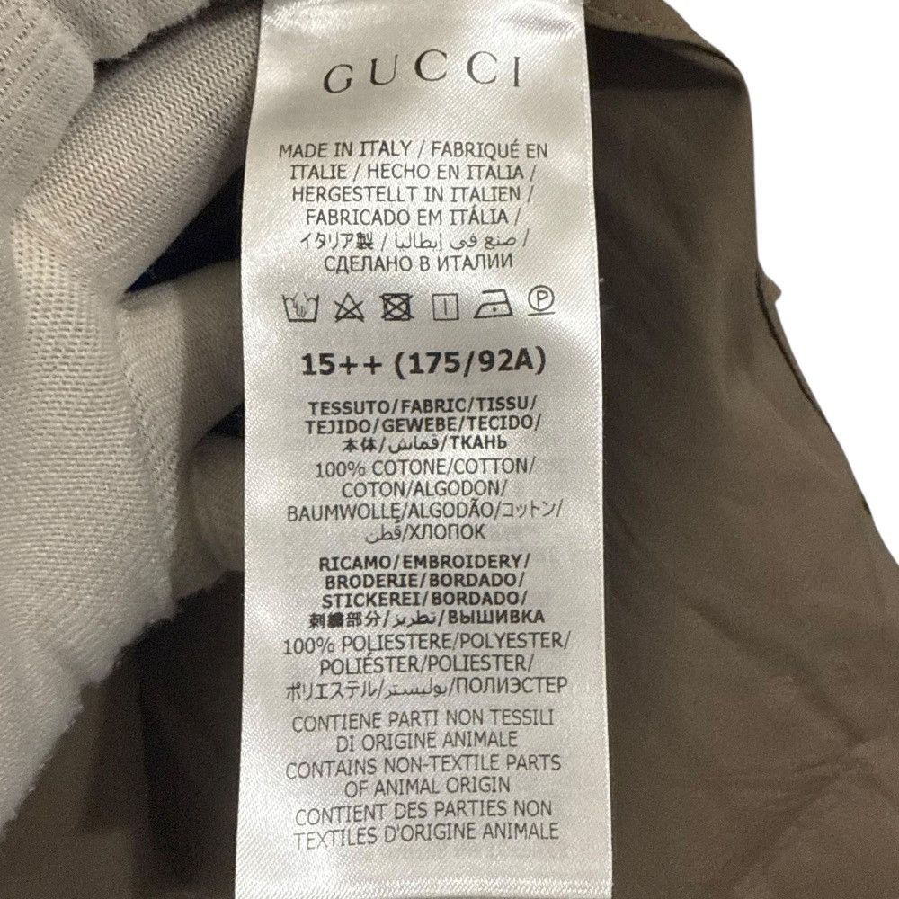 Gucci Gucci Gucci Brocade Long Sleeve Shirt Cotton Dress Shirt DUTY FREE for USA Size ONE SIZE - 8 Thumbnail