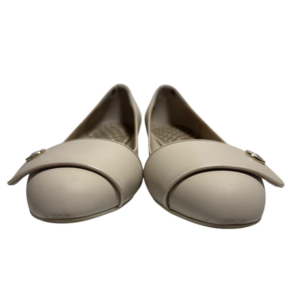 Salvatore Ferragamo Salvatore Ferragamo Salvatore Ferragamo Leather Low Heel Pumps Leather Shoes DUTY FREE for USA Size ONE SIZE - 2 Thumbnail