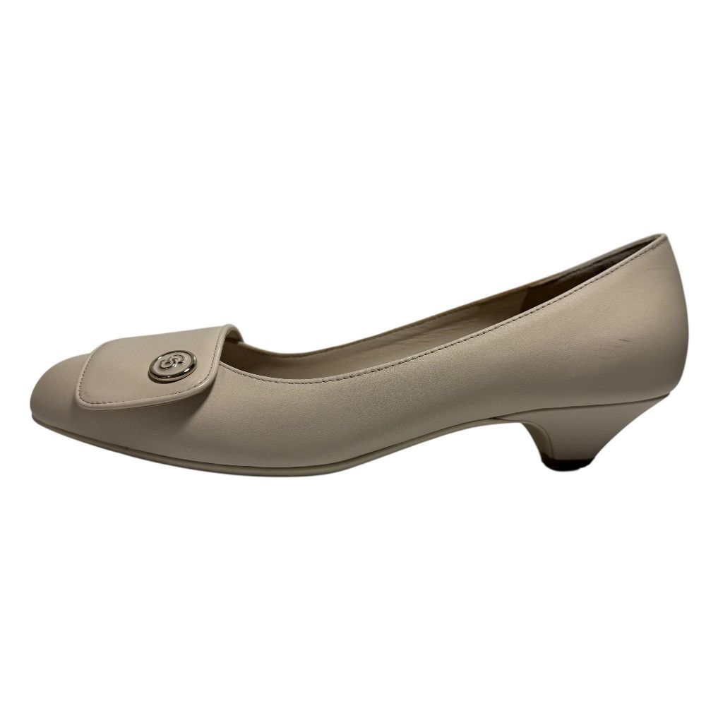 Salvatore Ferragamo Salvatore Ferragamo Salvatore Ferragamo Leather Low Heel Pumps Leather Shoes DUTY FREE for USA Size ONE SIZE - 4 Thumbnail