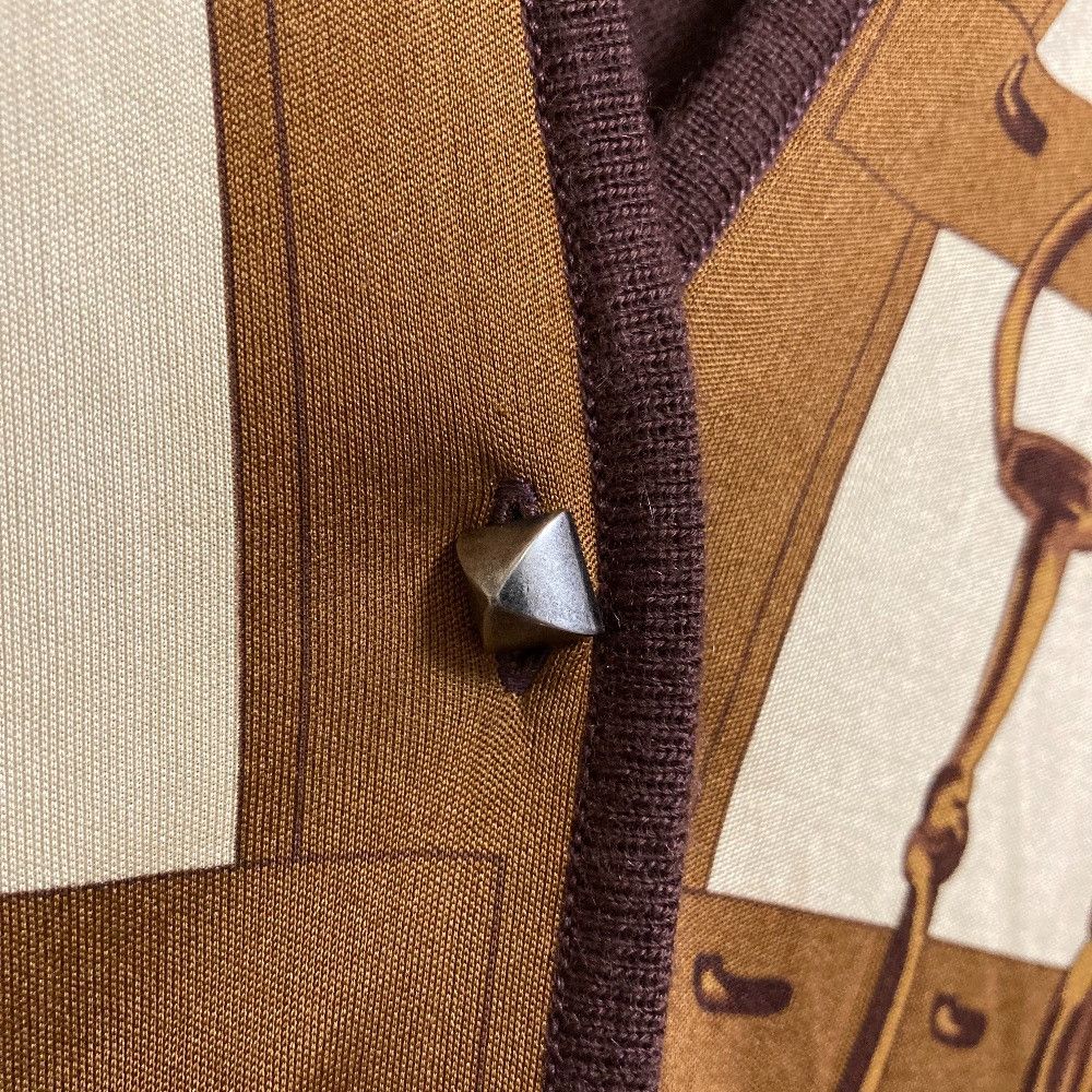 Hermes Hermes Hermes Twillene Medor Button Cardigan38 Wool Cardigan Others Tops DUTY FREE for USA Size ONE SIZE - 4 Thumbnail