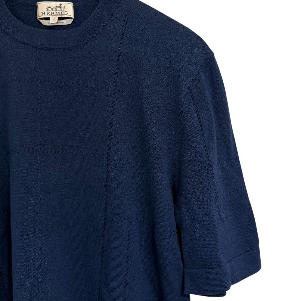 Hermes Hermes Hermès Saddle Stitch Knit T-shirt Others Tops DUTY FREE for USA Size ONE SIZE - 3 Thumbnail