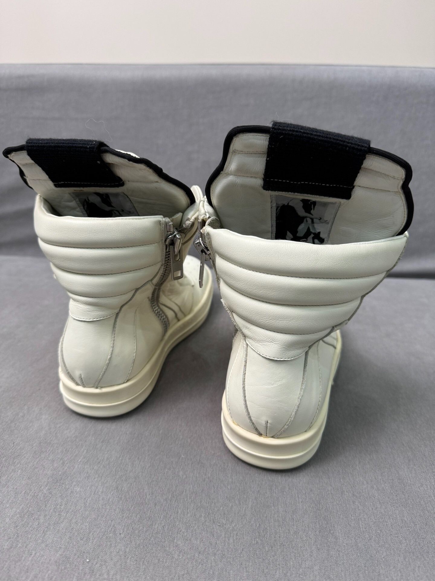Rick Owens Rick Owens White High-Top Sneakers Size 36 Size US 6 / EU 39 - 6 Thumbnail