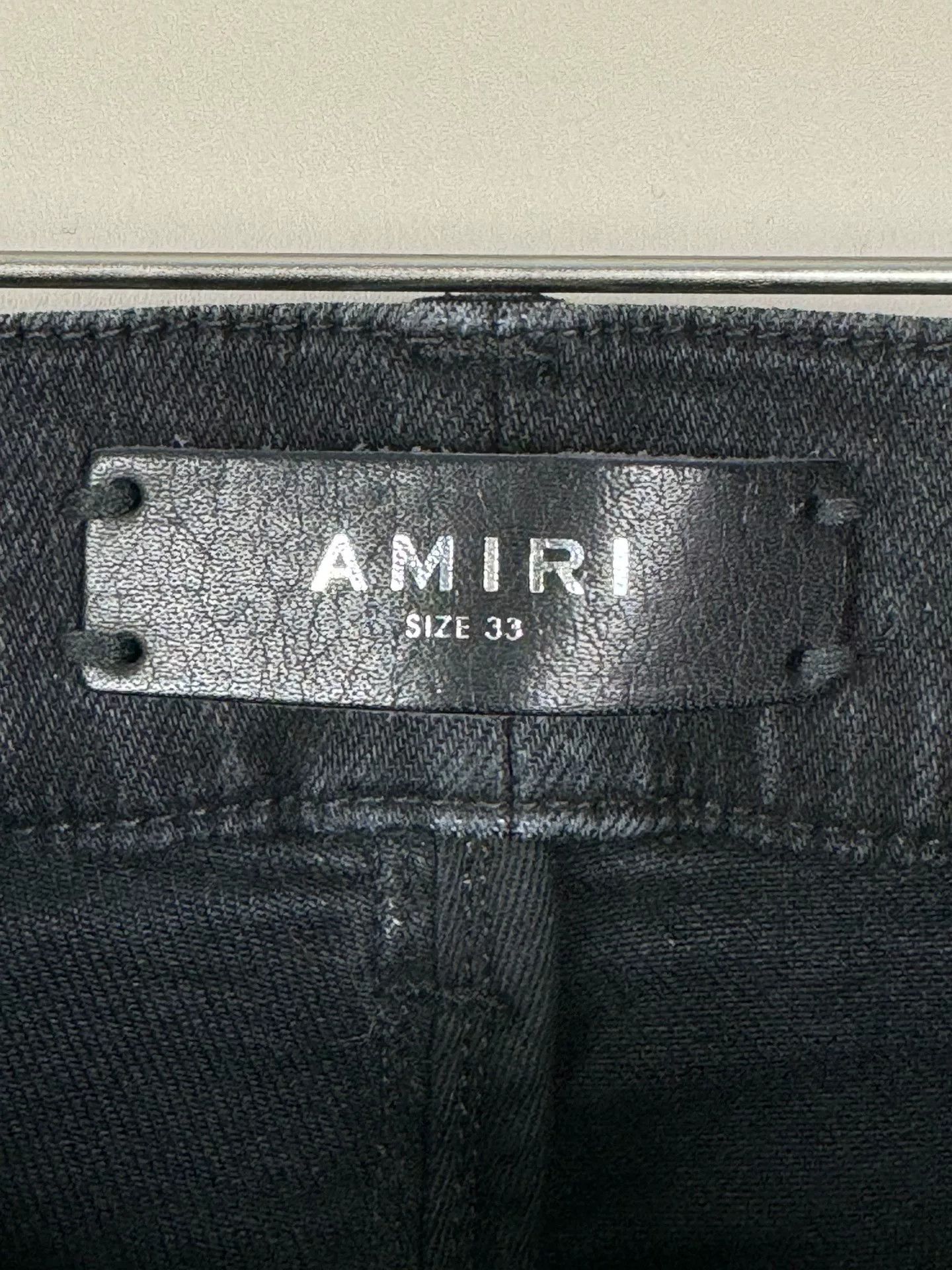Amiri amiri crane graffiti embroidered distressed jeans Size US 33 - 7 Thumbnail