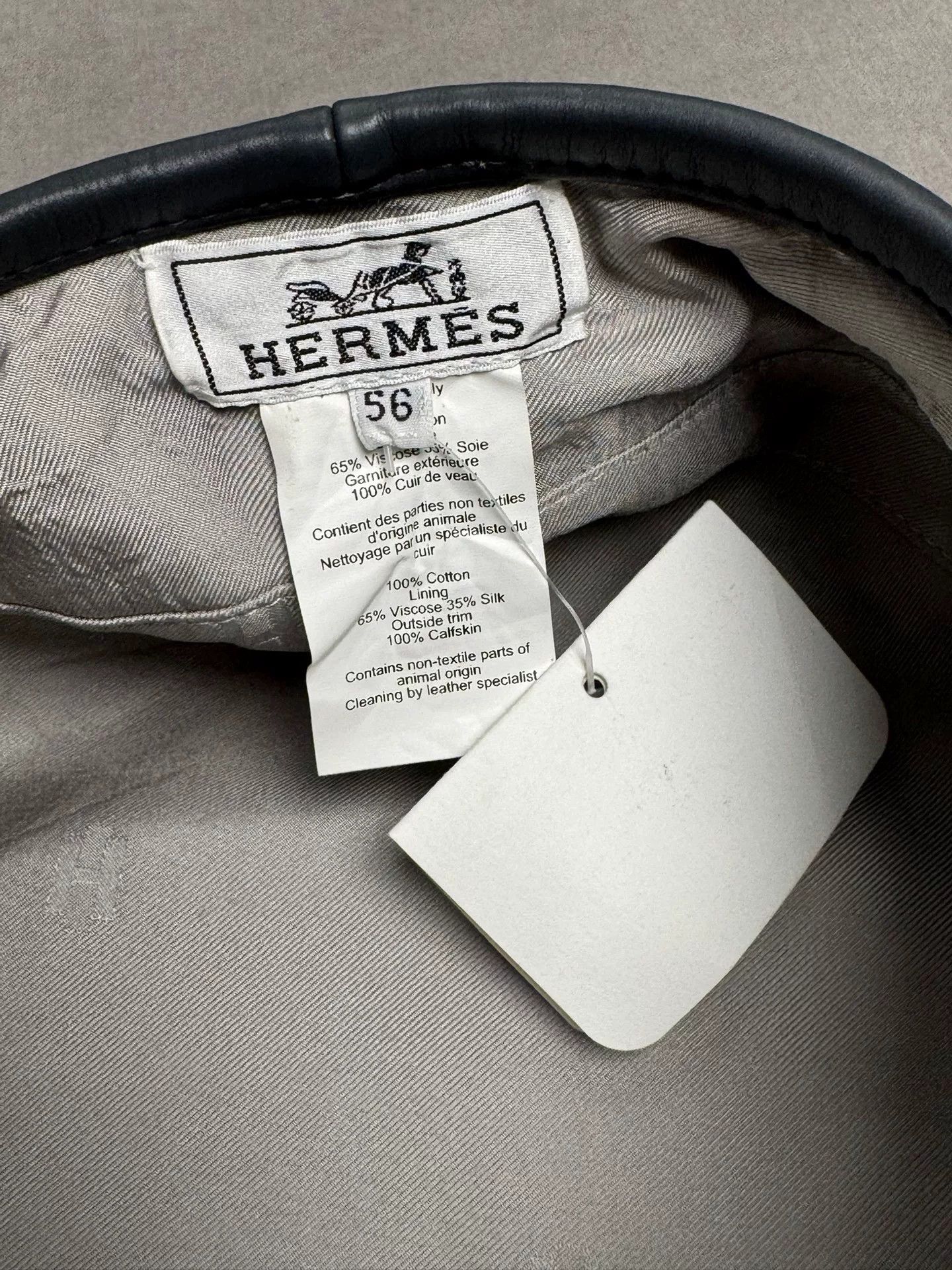 Hermes hermes denim beret cap in new condition Size ONE SIZE - 6 Thumbnail