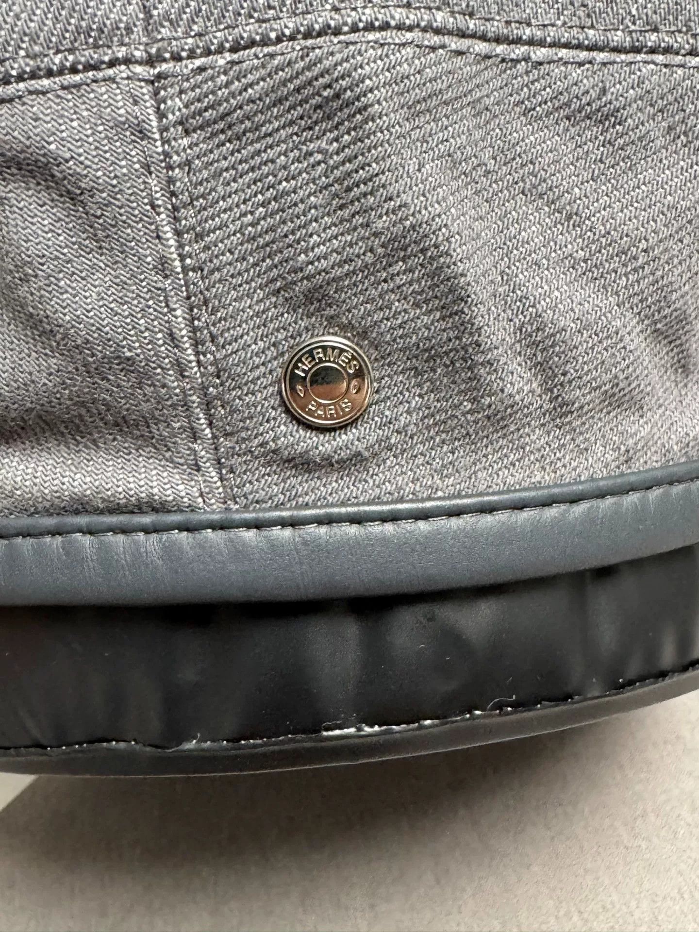 Hermes hermes denim beret cap in new condition Size ONE SIZE - 5 Thumbnail