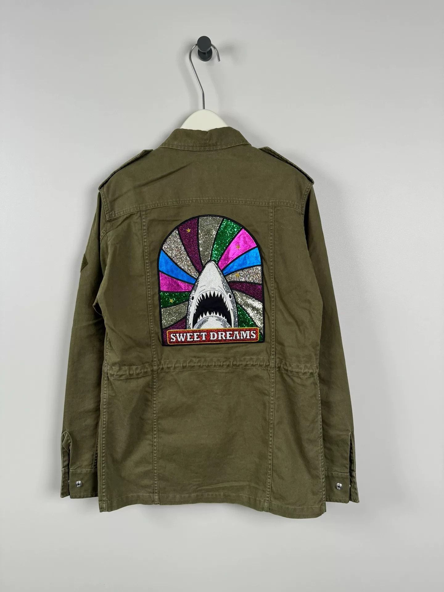 Saint Laurent Paris Saint Laurent Shark Work Jacket in Olive Green Size US L / EU 52-54 / 3 - 2 Thumbnail