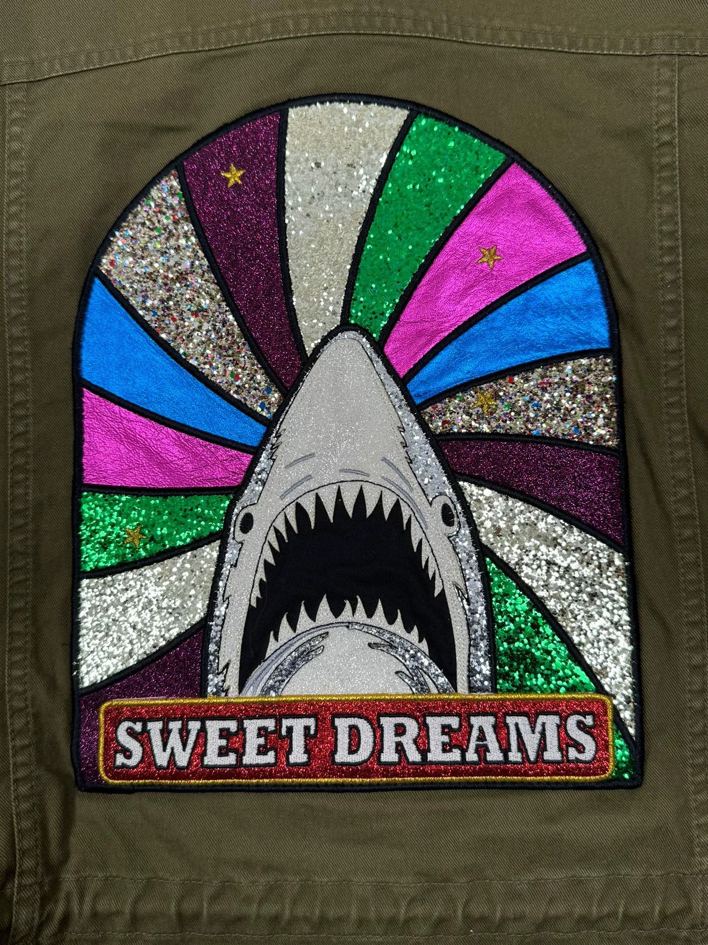Saint Laurent Paris Saint Laurent Shark Work Jacket in Olive Green Size US L / EU 52-54 / 3 - 4 Thumbnail