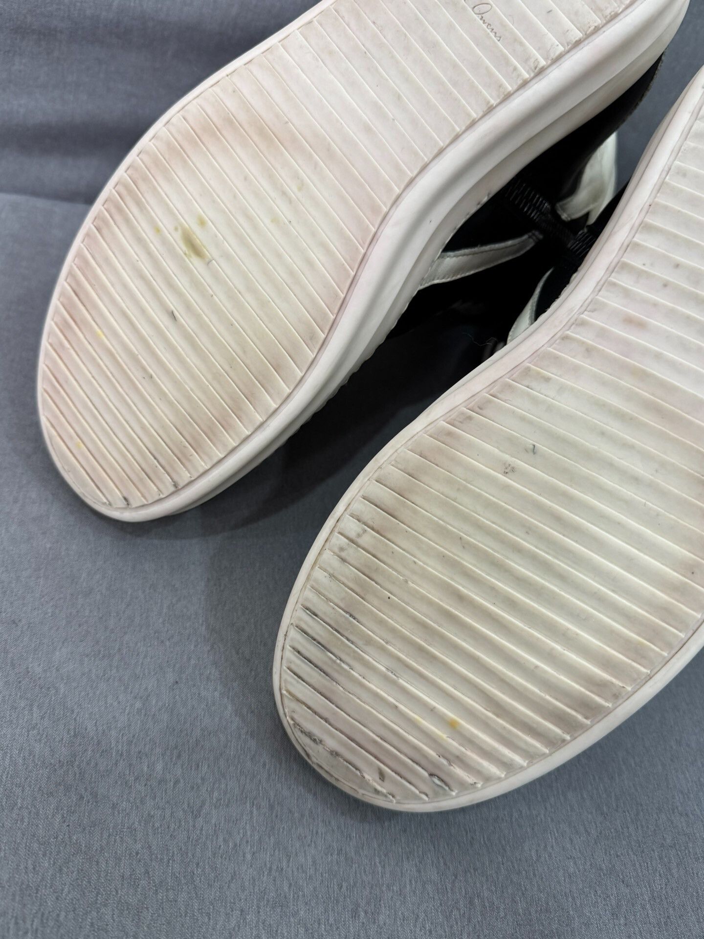 Rick Owens rick owens black and white high-top sneakers Size US 9 / EU 42 - 7 Thumbnail