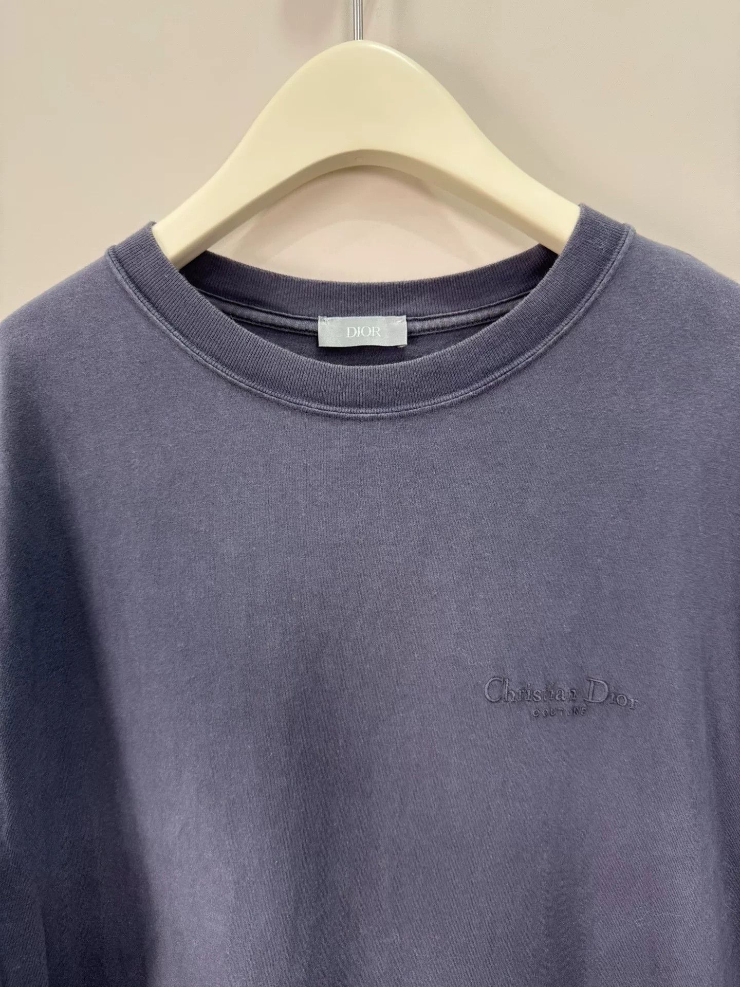 Dior Dior Embroidered Short Sleeve T-Shirt Size L Size US L / EU 52-54 / 3 - 3 Thumbnail