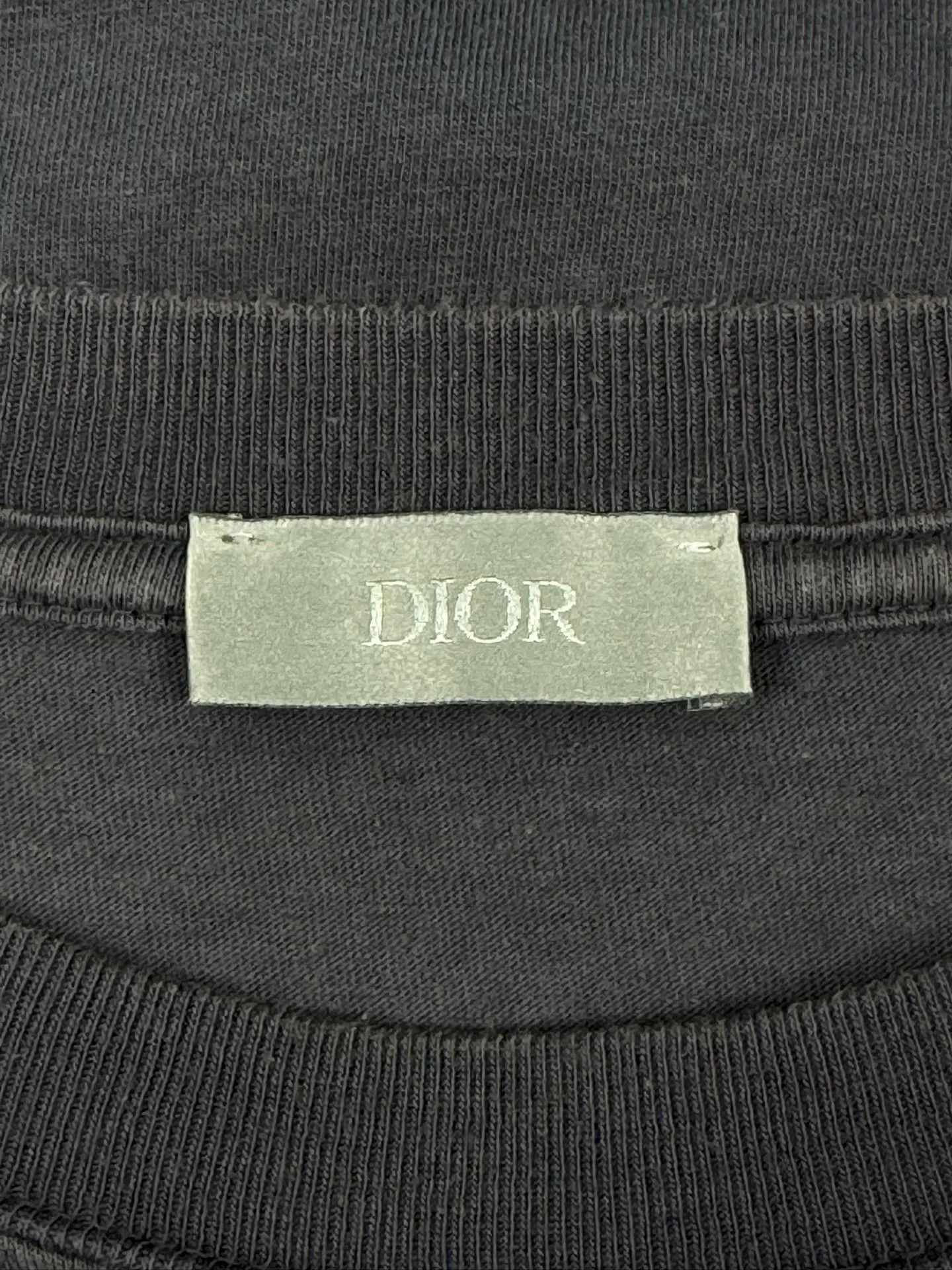 Dior Dior Embroidered Short Sleeve T-Shirt Size L Size US L / EU 52-54 / 3 - 7 Thumbnail