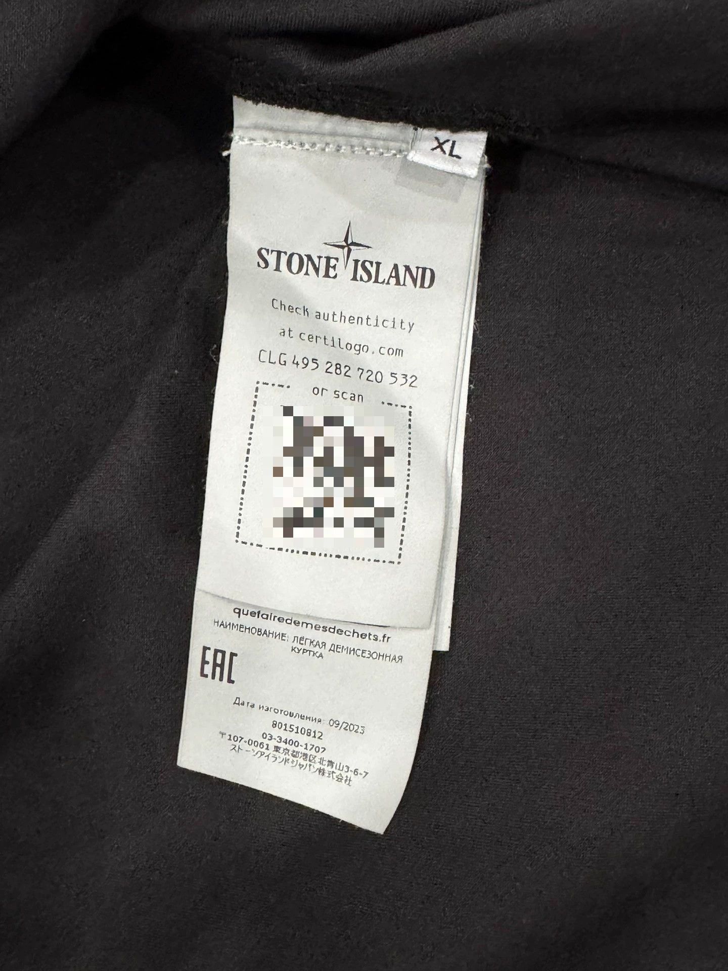 Stone Island Stone Island Black Zip Pocket Jacket XL Size US XL / EU 56 / 4 - 8 Thumbnail