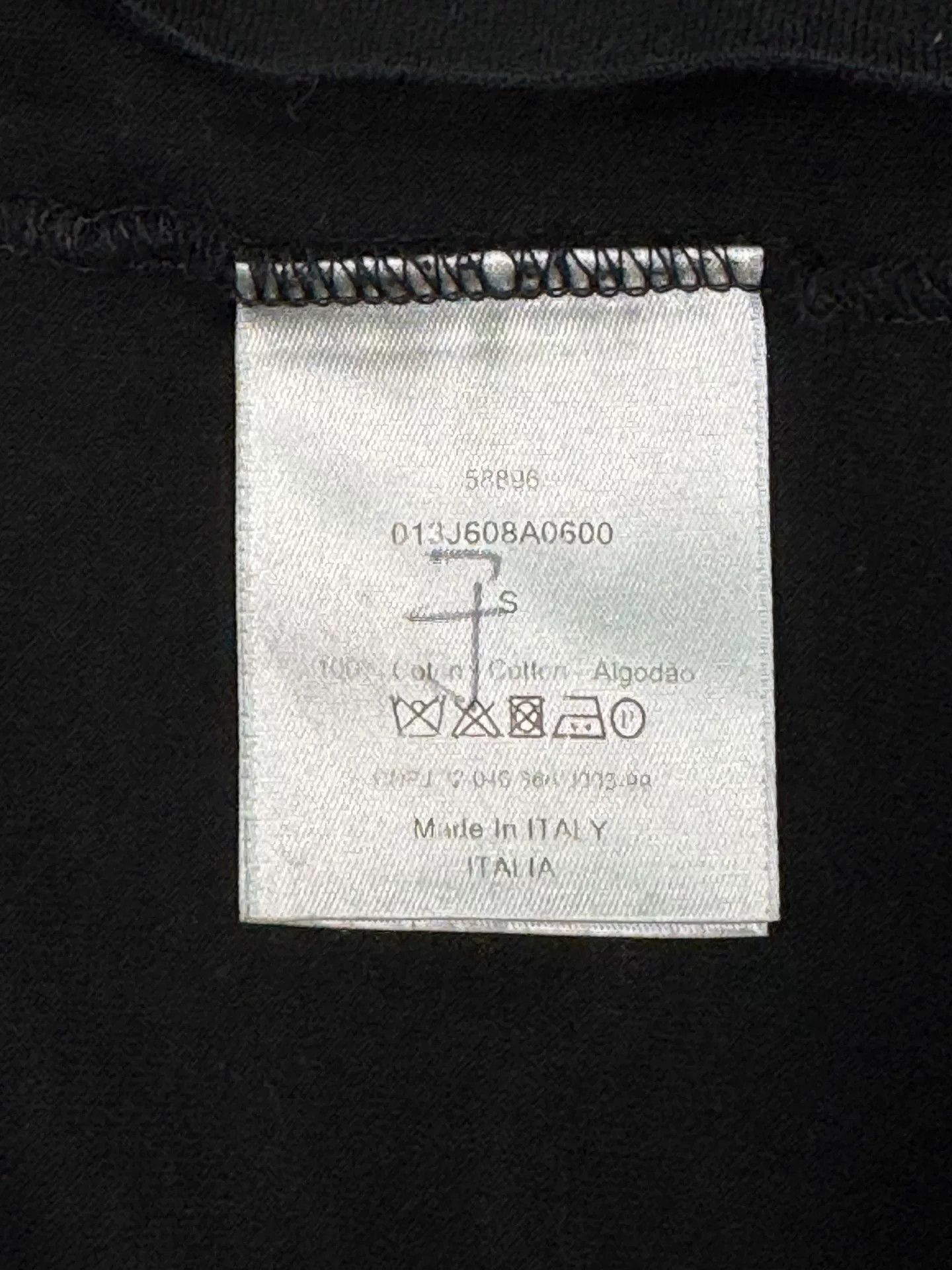 Dior Dior Black Stamp Graphic Short Sleeve T-Shirt Size US S / EU 44-46 / 1 - 8 Thumbnail