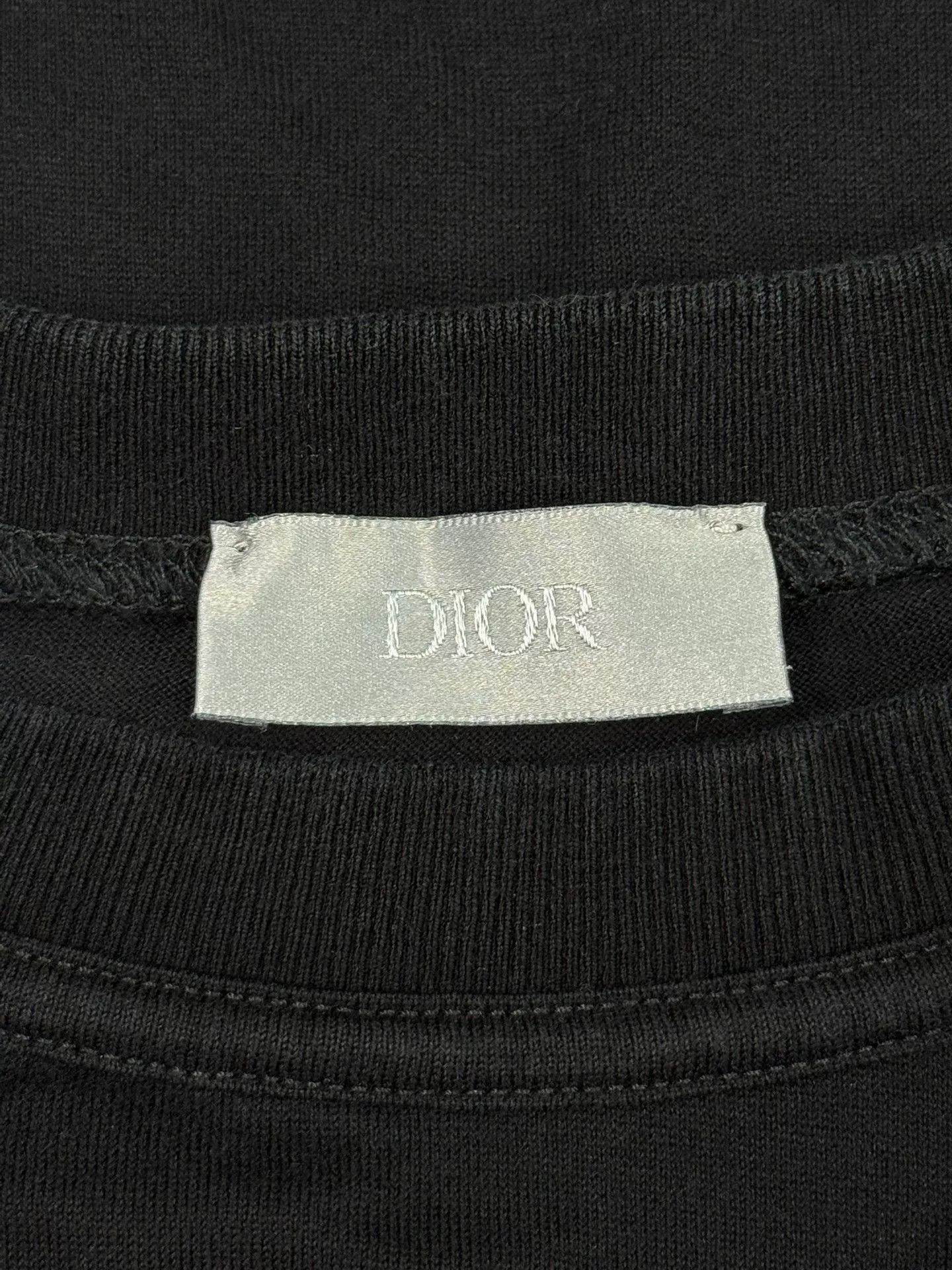 Dior Dior Black Stamp Graphic Short Sleeve T-Shirt Size US S / EU 44-46 / 1 - 7 Thumbnail