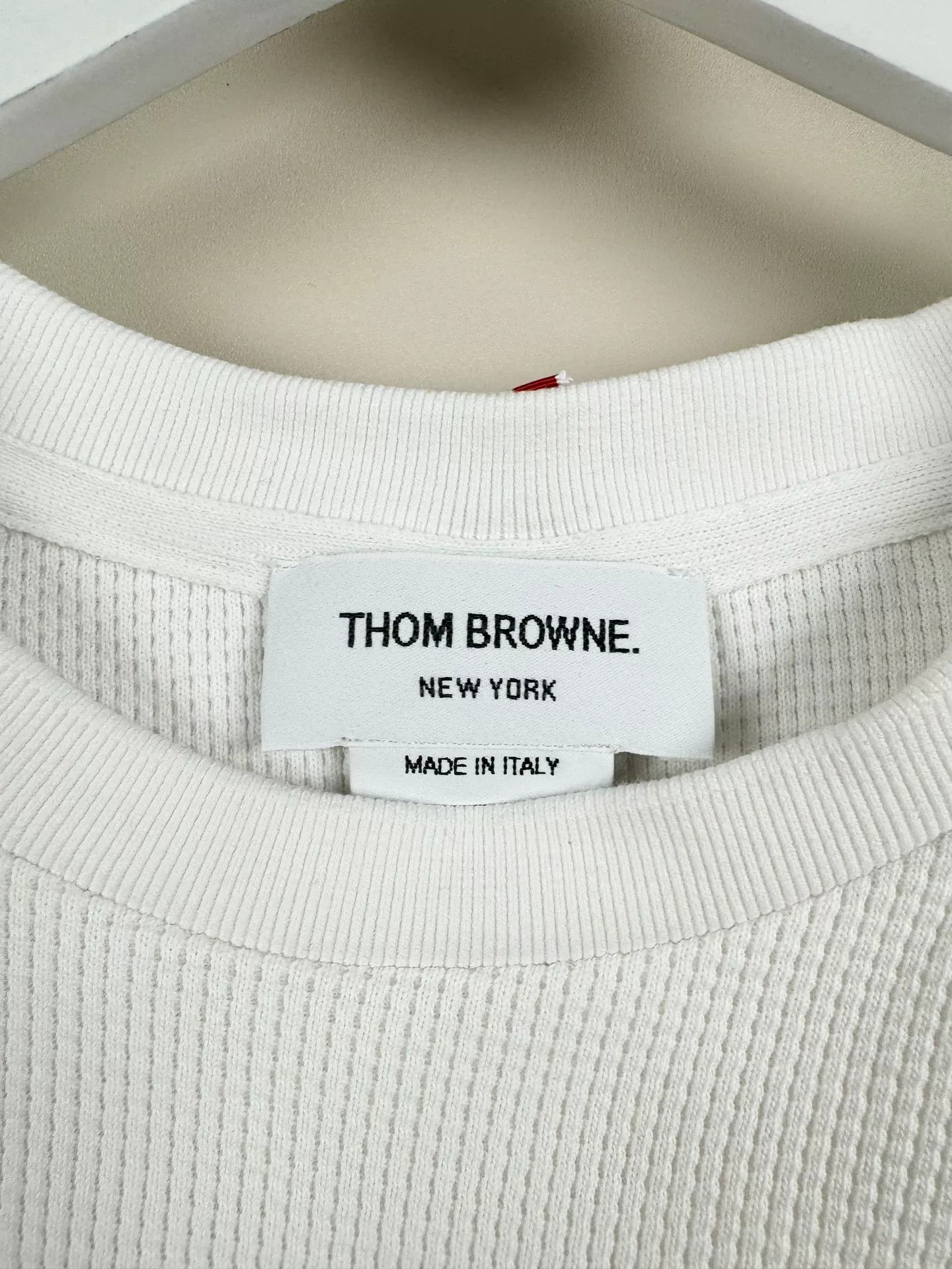 Thom Browne thom browne waffle crewneck sweatshirt size 4 Size US M / EU 48-50 / 2 - 5 Thumbnail