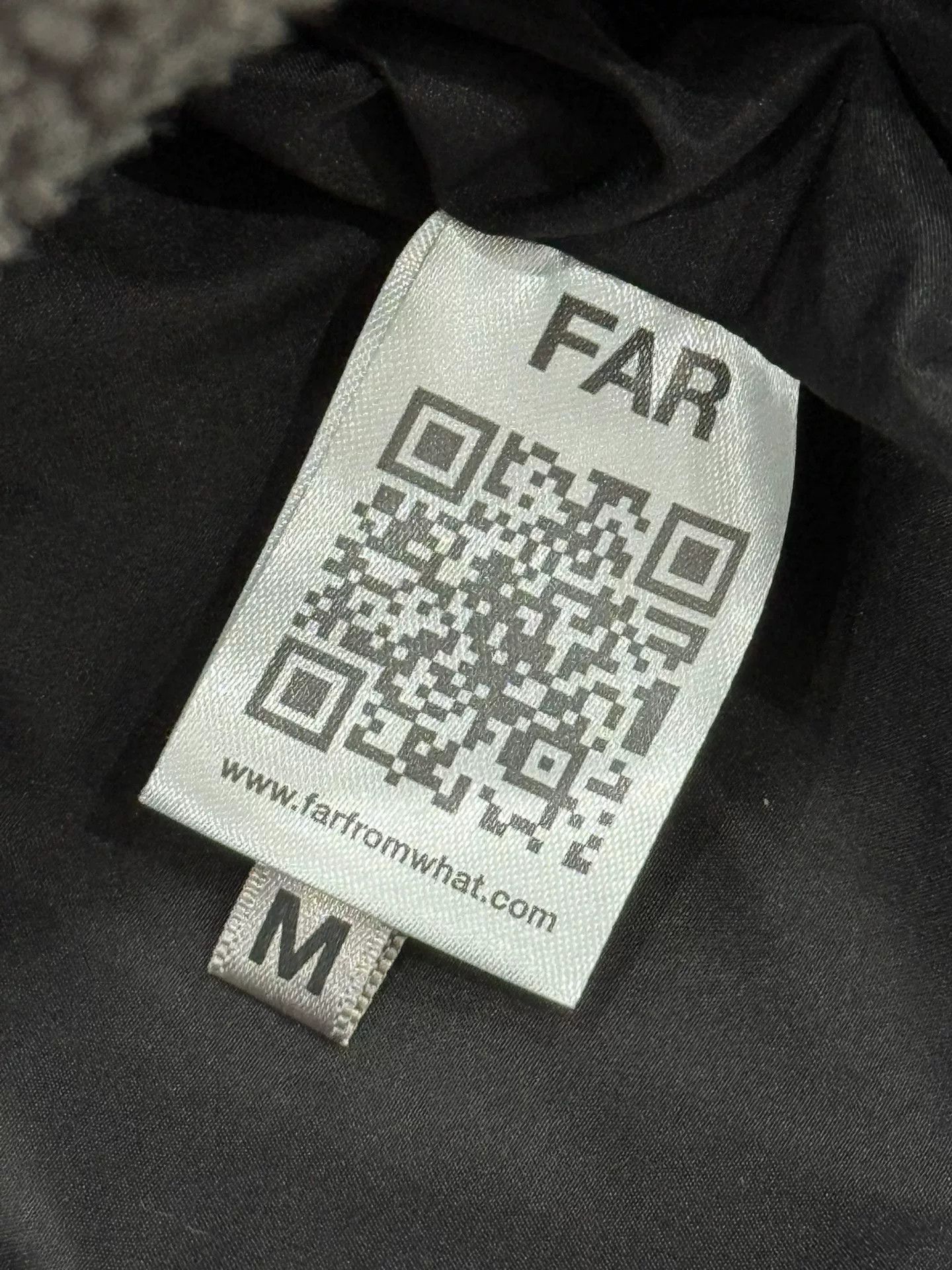 FARIS gray fleece zip-up jacket size M Size US M / EU 48-50 / 2 - 8 Thumbnail