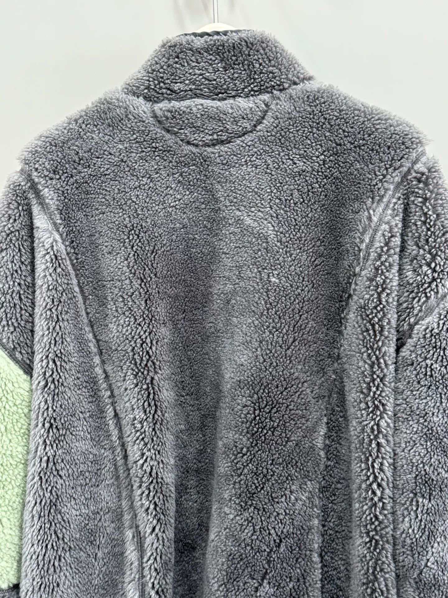 FARIS gray fleece zip-up jacket size M Size US M / EU 48-50 / 2 - 5 Thumbnail