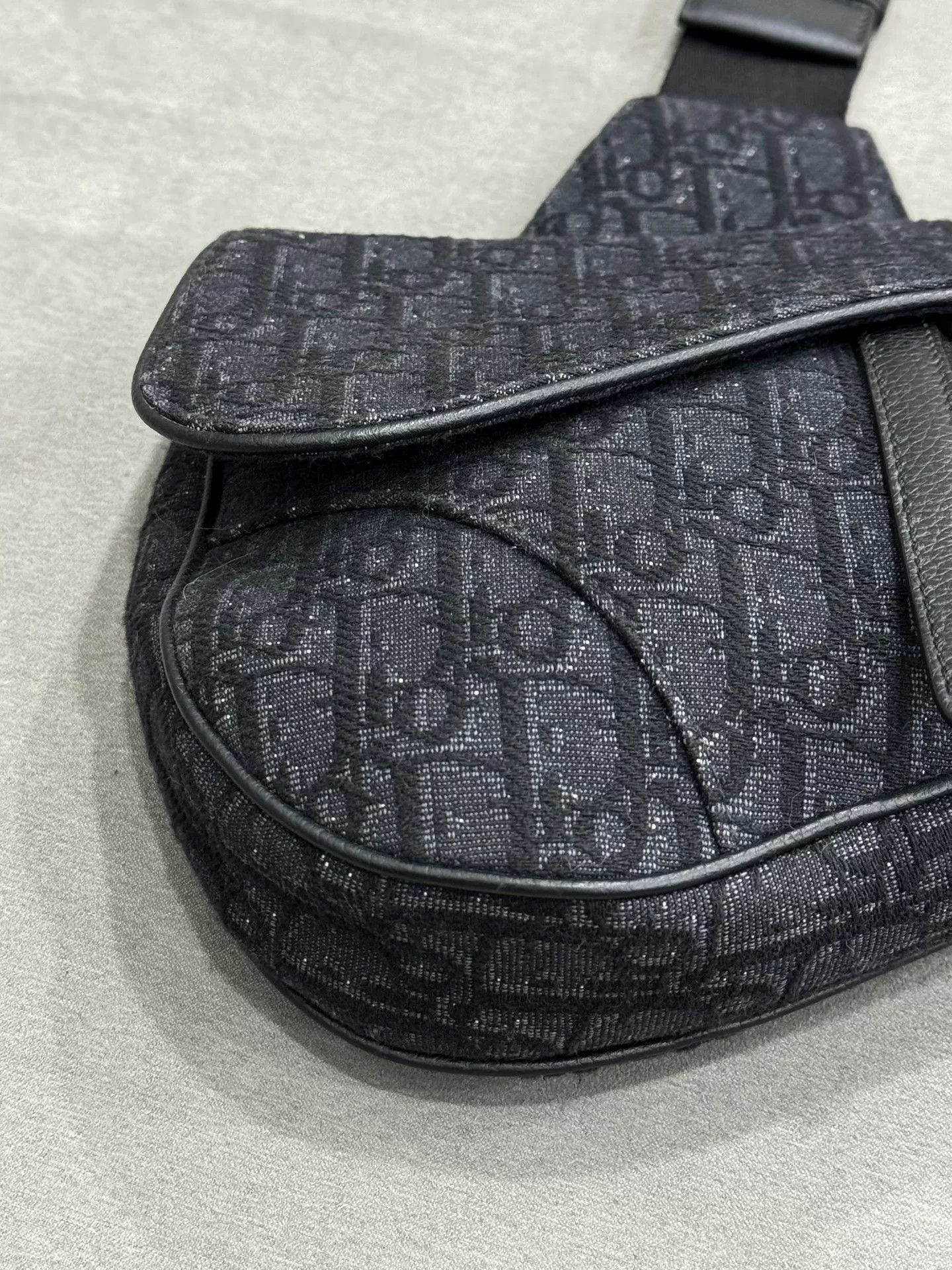 Dior black dior saddle bag secondhand Size ONE SIZE - 4 Thumbnail