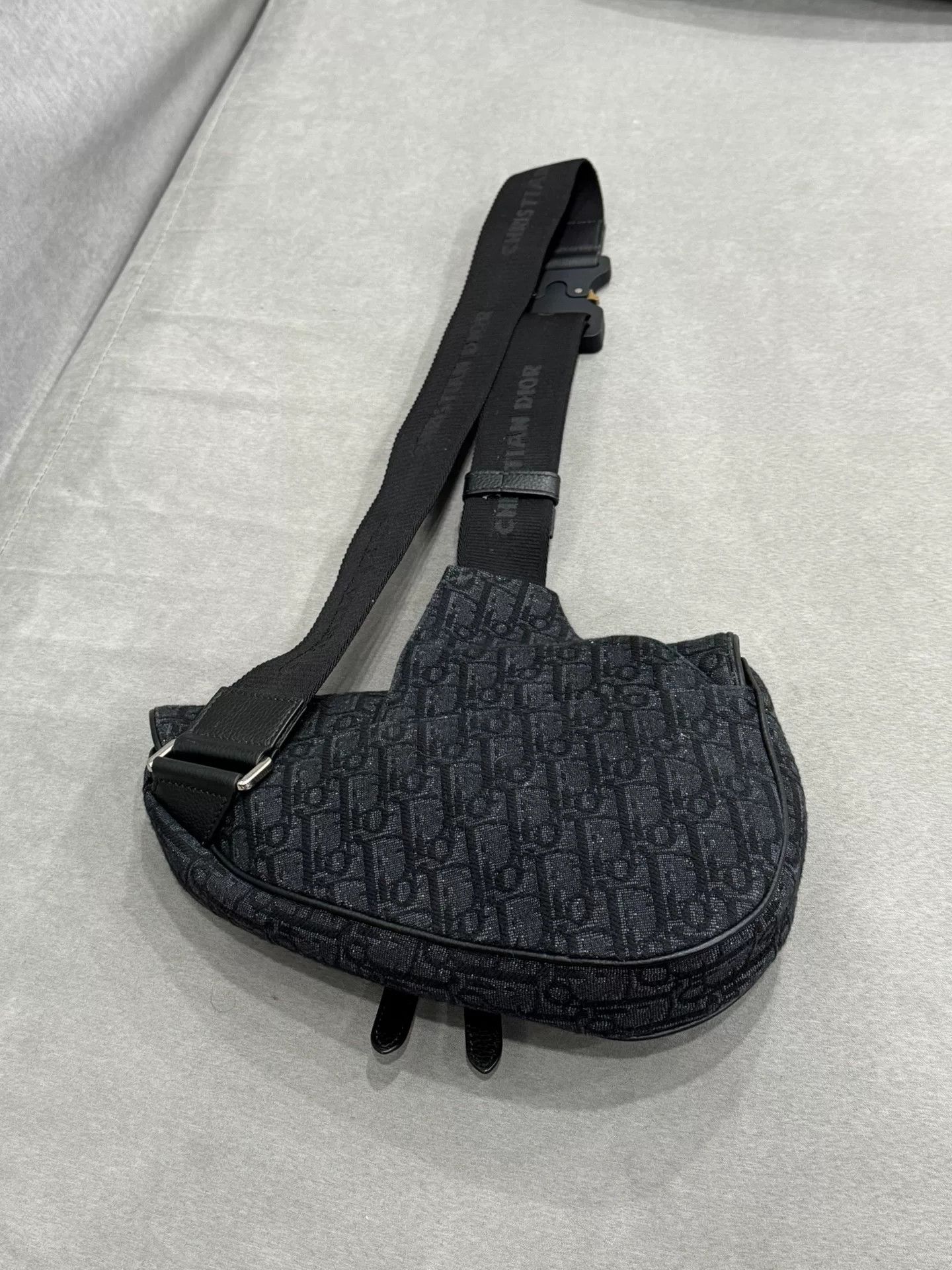 Dior black dior saddle bag secondhand Size ONE SIZE - 2 Thumbnail